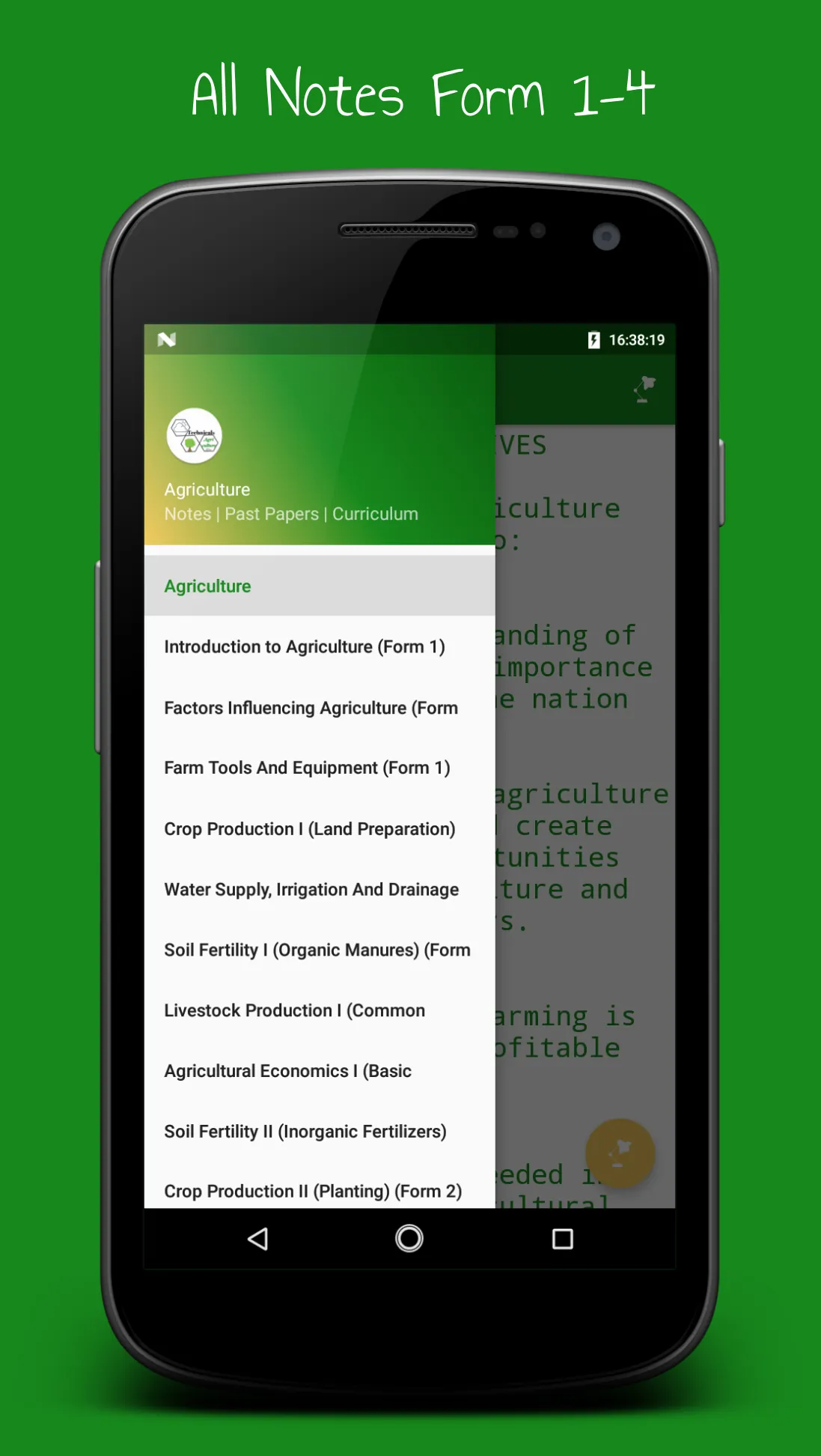 Agriculture  Notes & Papers | Indus Appstore | Screenshot