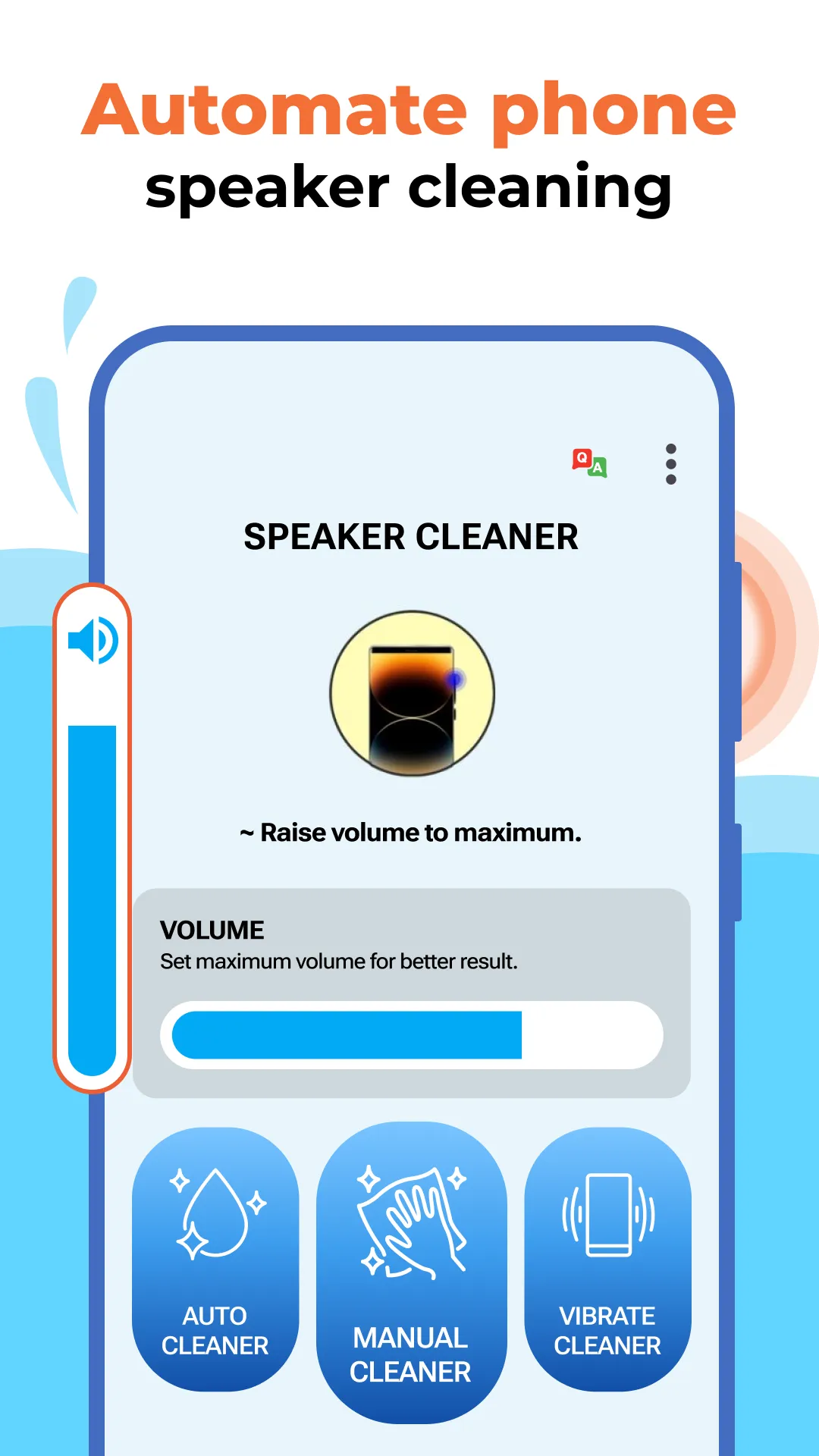 Speaker Cleaner・Volume Booster | Indus Appstore | Screenshot