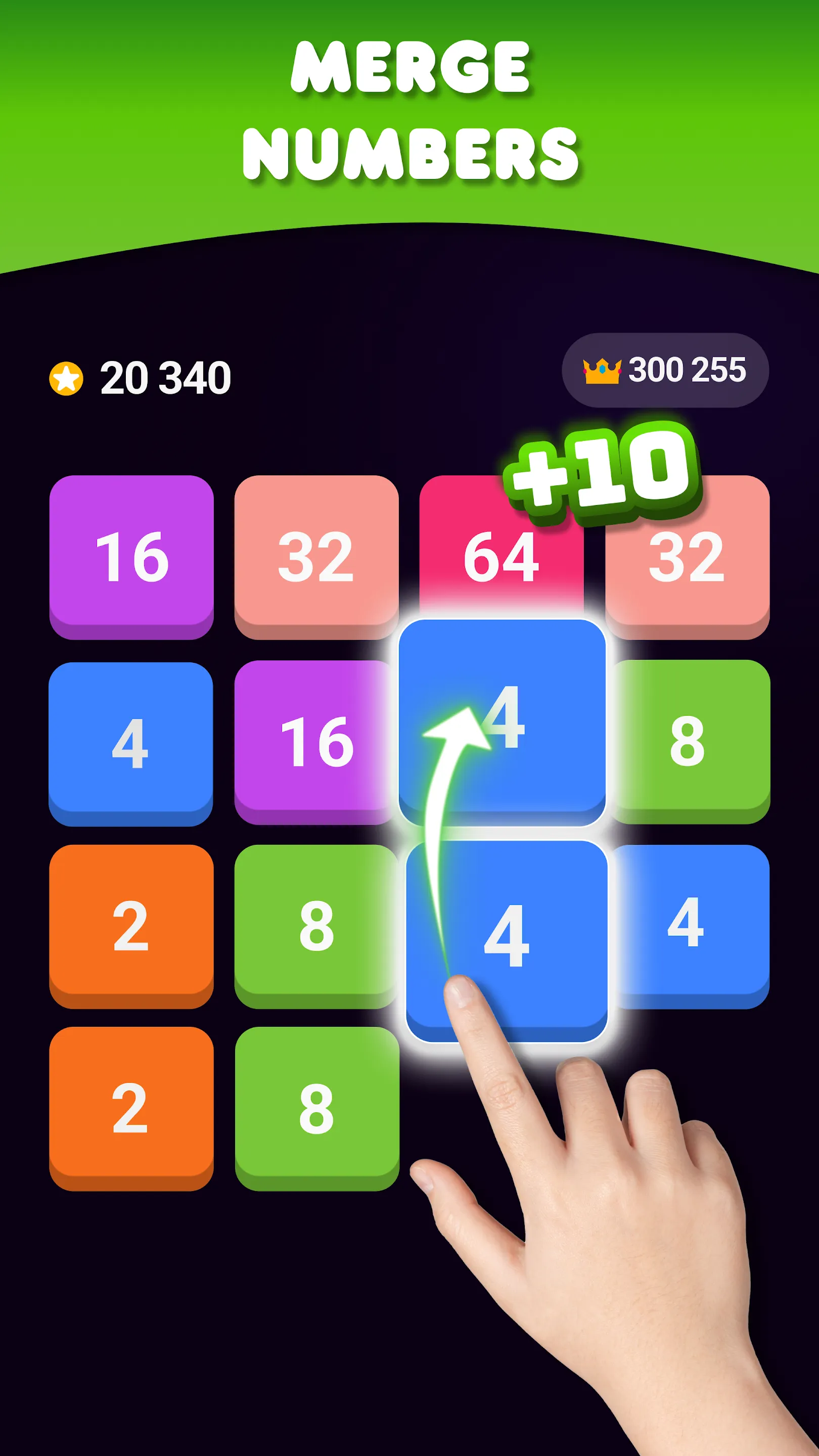 Merge Blocks Number Game 2048 | Indus Appstore | Screenshot