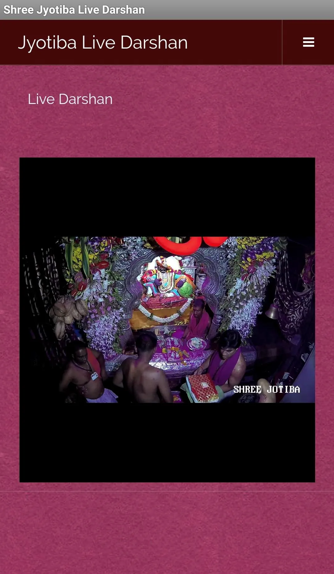 Shree Jyotiba Live Darshan | Indus Appstore | Screenshot