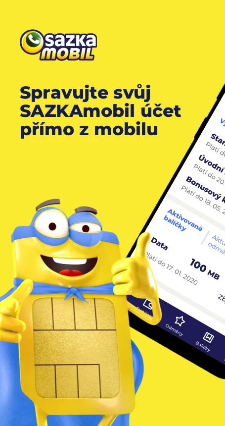 Mobilní operátor SAZKAmobil | Indus Appstore | Screenshot