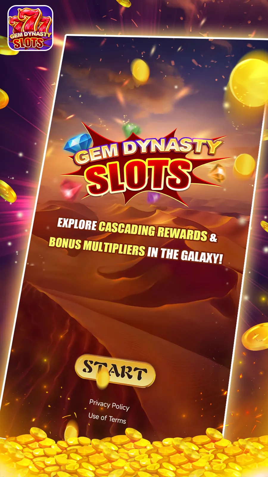 Gem Dynasty Slots | Indus Appstore | Screenshot