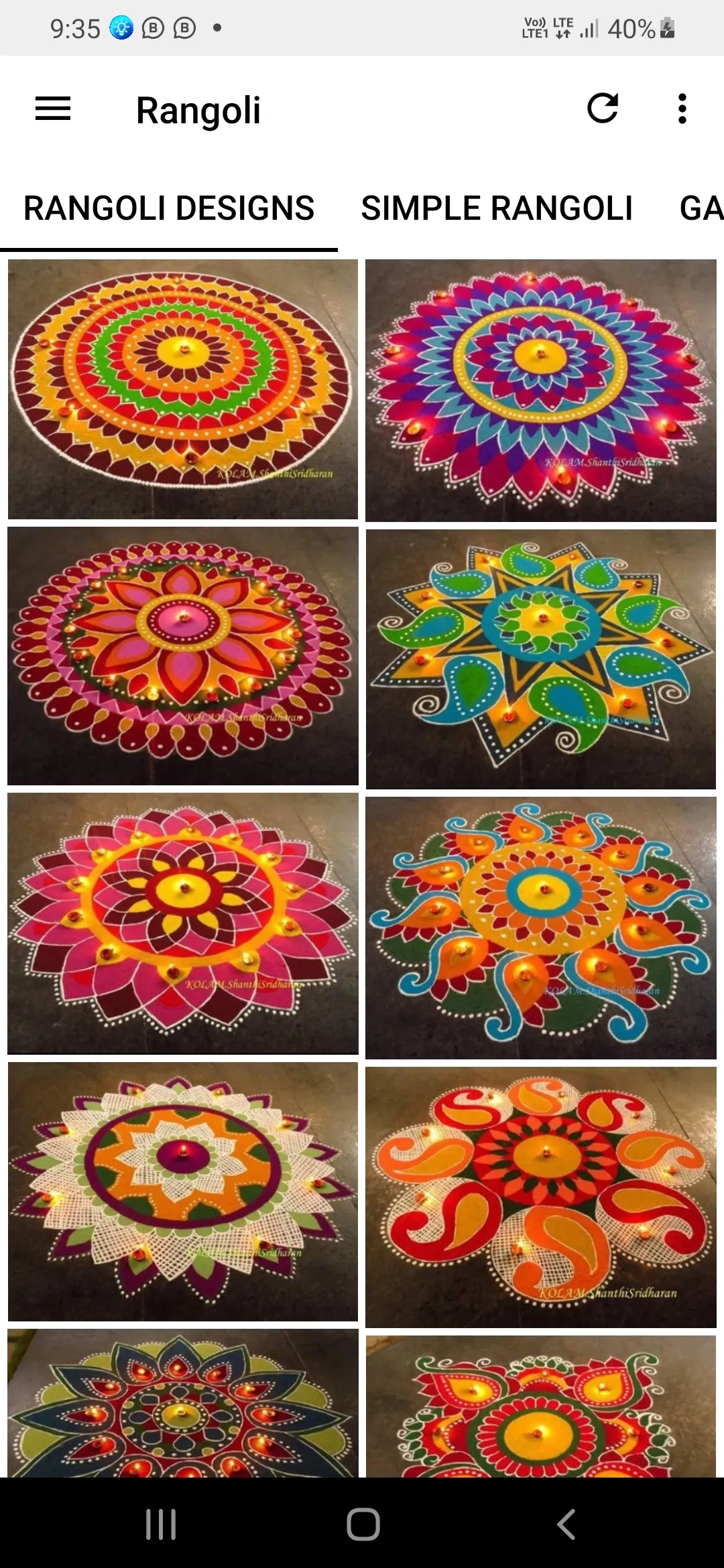 5000+ Latest Rangoli Design | Indus Appstore | Screenshot