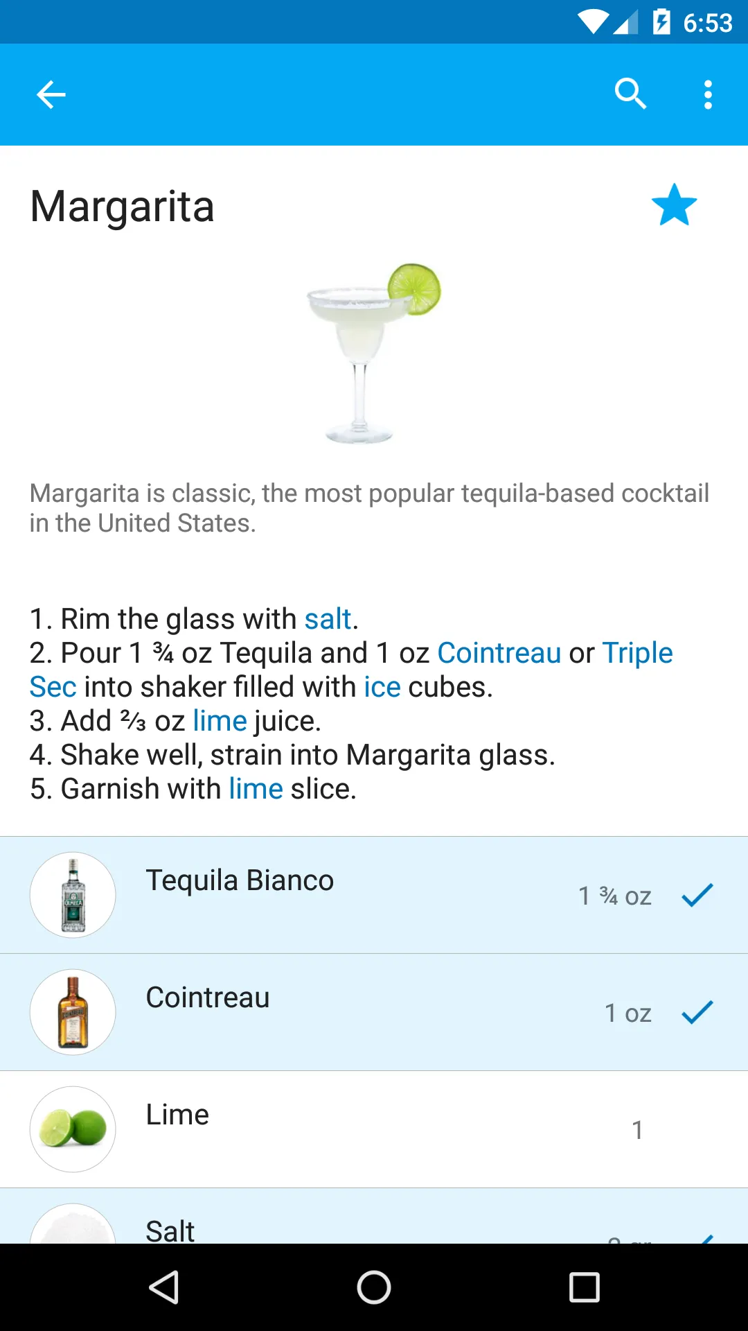 My Cocktail Bar | Indus Appstore | Screenshot