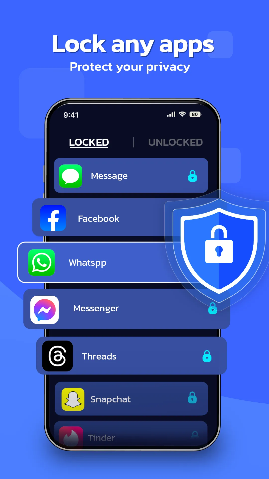 AppLock - Fingerprint Lock | Indus Appstore | Screenshot