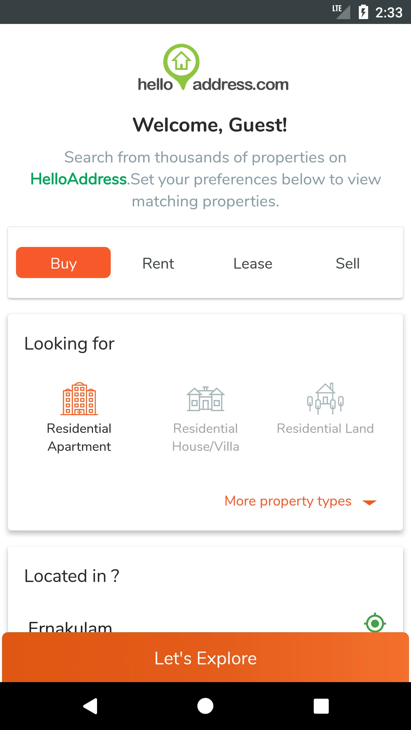 Hello Address - Kerala real es | Indus Appstore | Screenshot