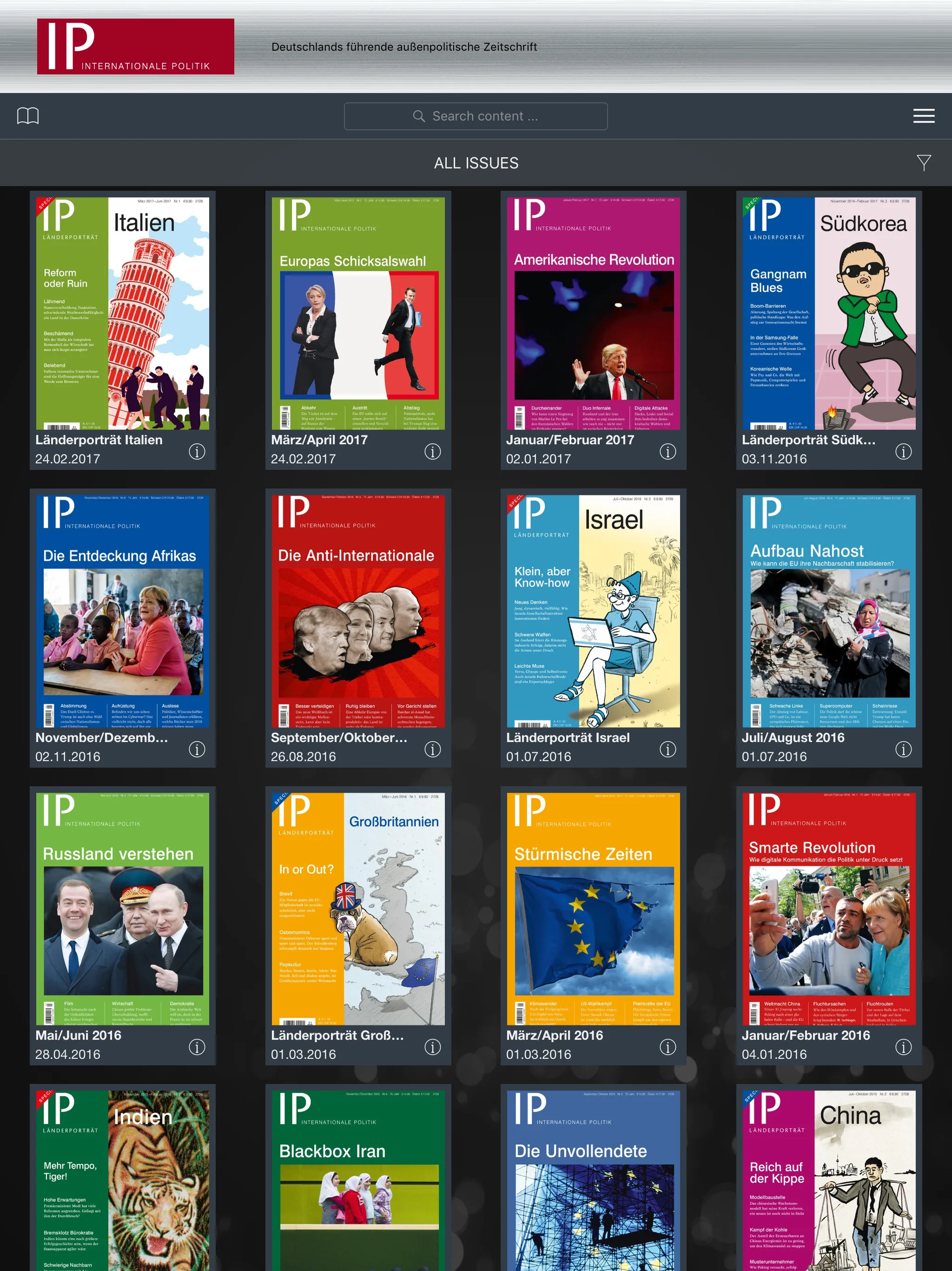 IP INTERNATIONALE POLITIK | Indus Appstore | Screenshot