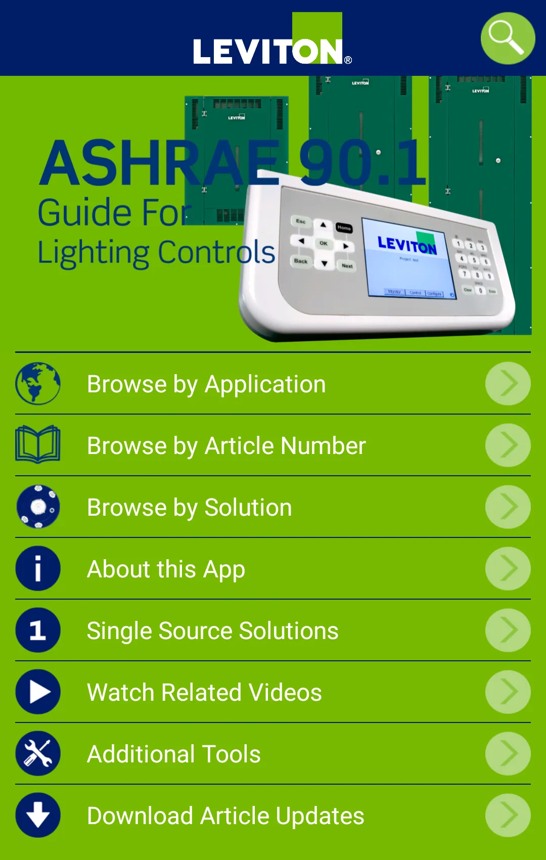 Leviton ASHRAE 90.1 App | Indus Appstore | Screenshot