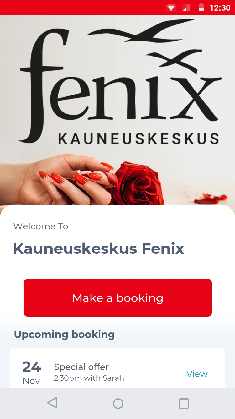 Kauneuskeskus Fenix | Indus Appstore | Screenshot