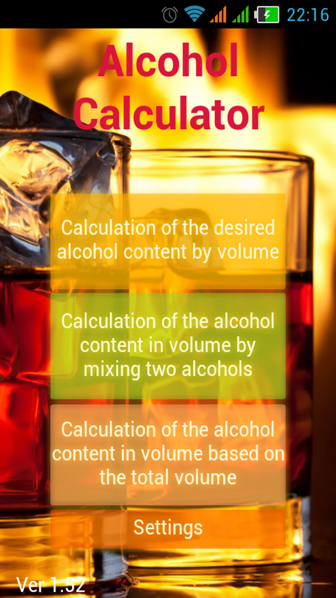 Alcohol Calculator | Indus Appstore | Screenshot