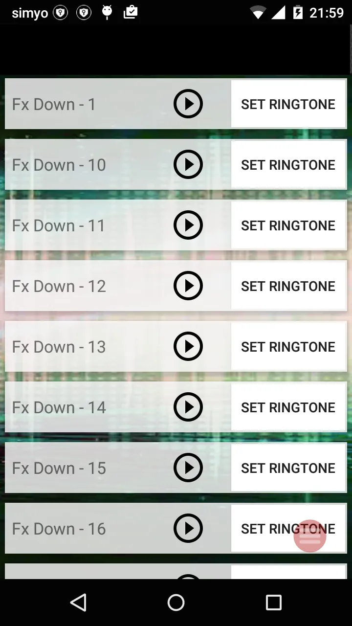 FX & effects Ringtones & alarm | Indus Appstore | Screenshot