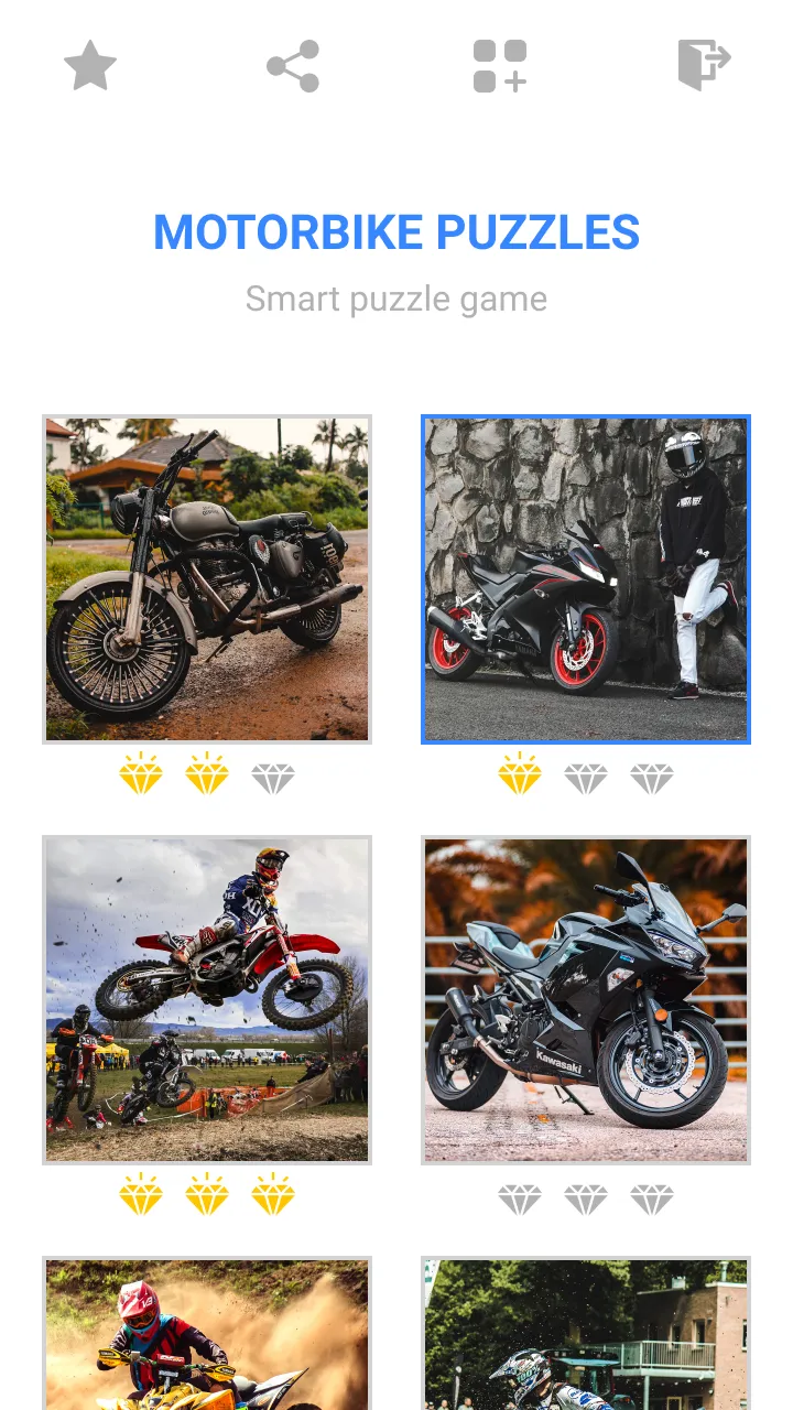 Jigsaw Motorcycle Puzzles | Indus Appstore | Screenshot