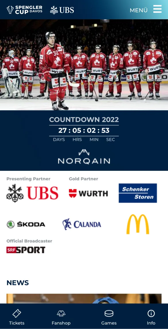 Spengler Cup Davos | Indus Appstore | Screenshot