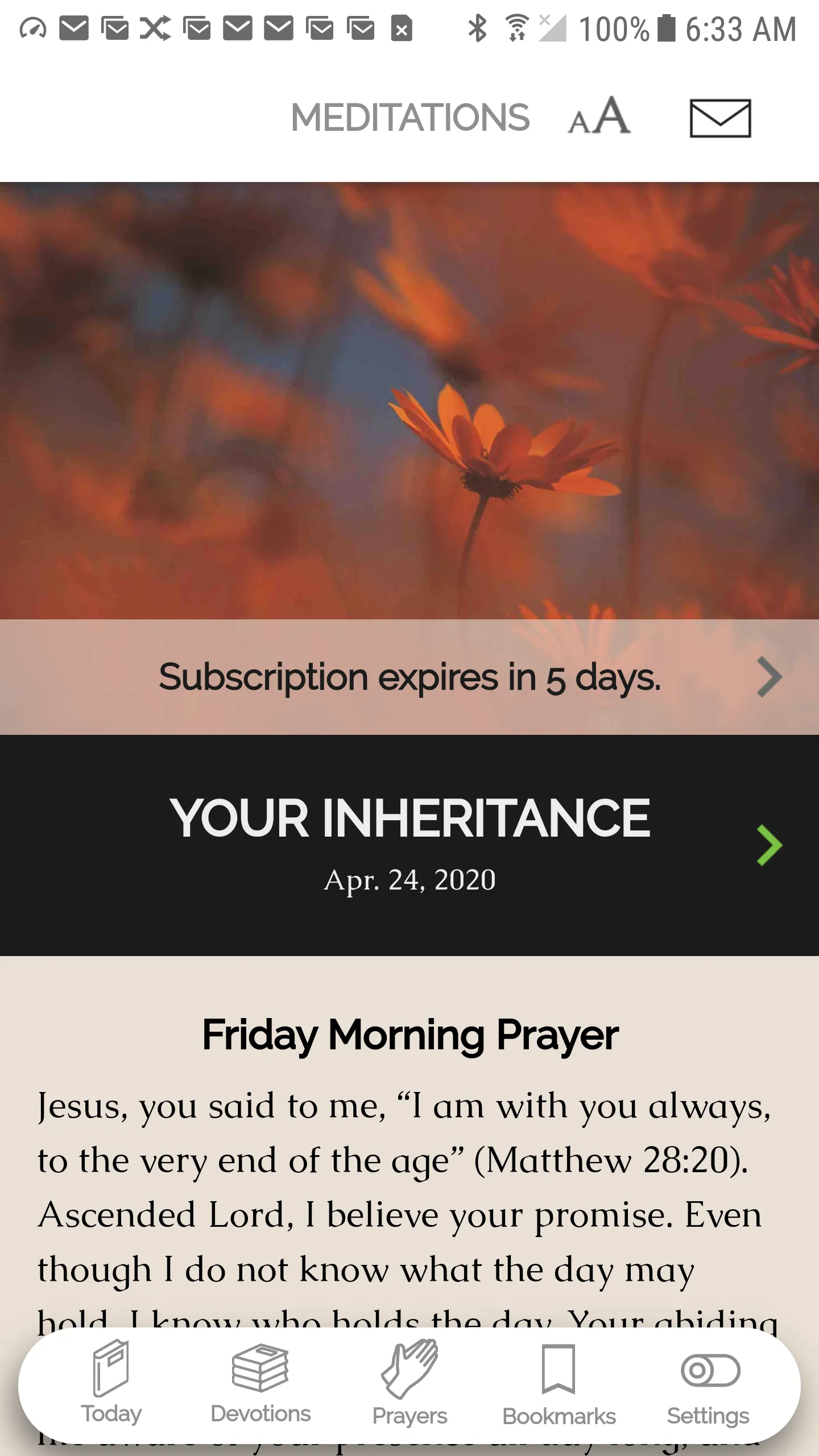 Meditations Daily Devotional | Indus Appstore | Screenshot