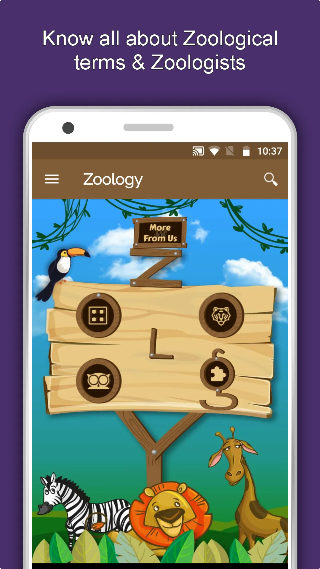 Zoology: Animal Kingdom Study | Indus Appstore | Screenshot