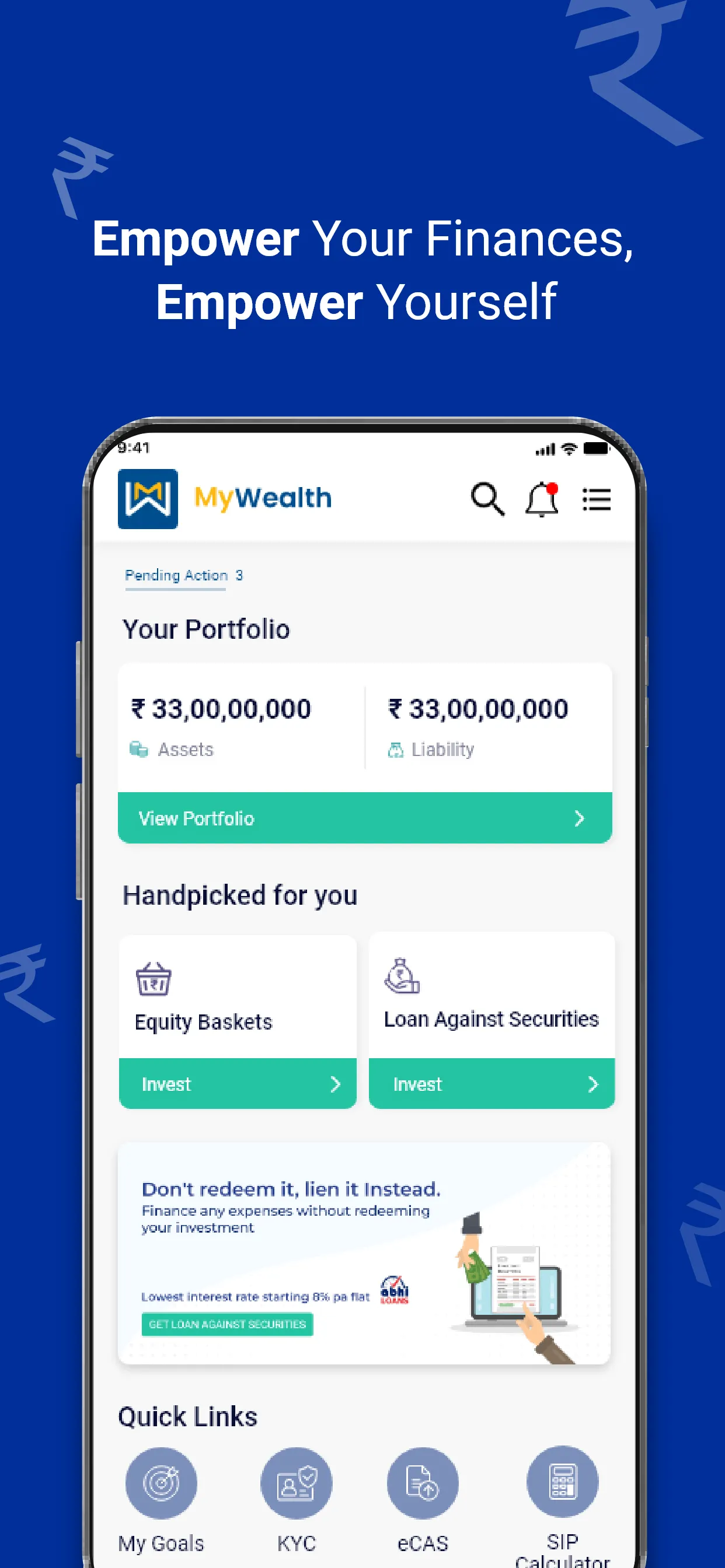 MyWealth | Indus Appstore | Screenshot