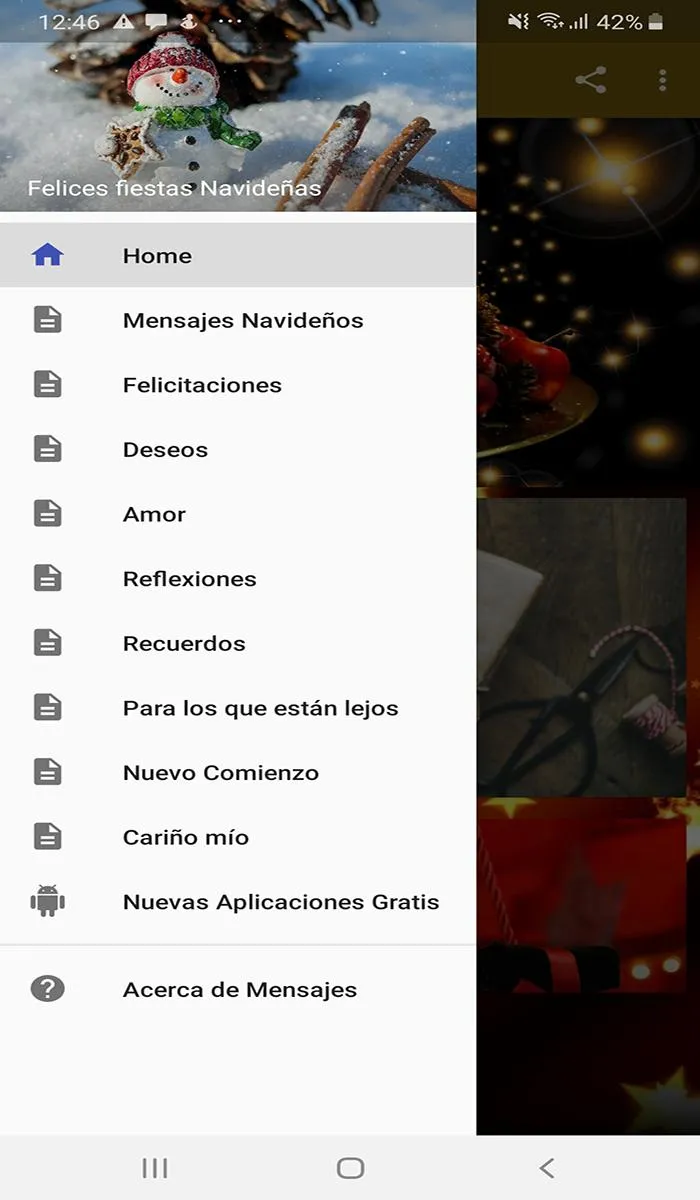 Mensajes Navideños y Feliz Año | Indus Appstore | Screenshot