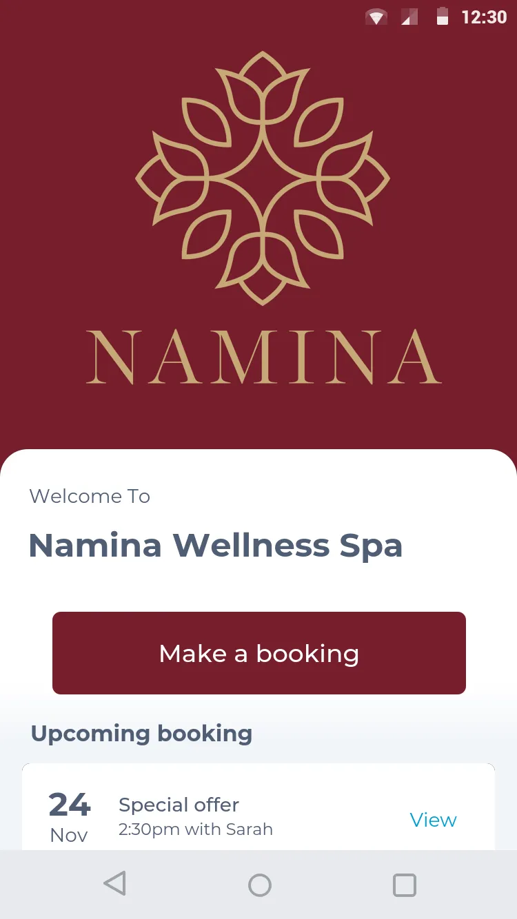 Namina Wellness Spa | Indus Appstore | Screenshot