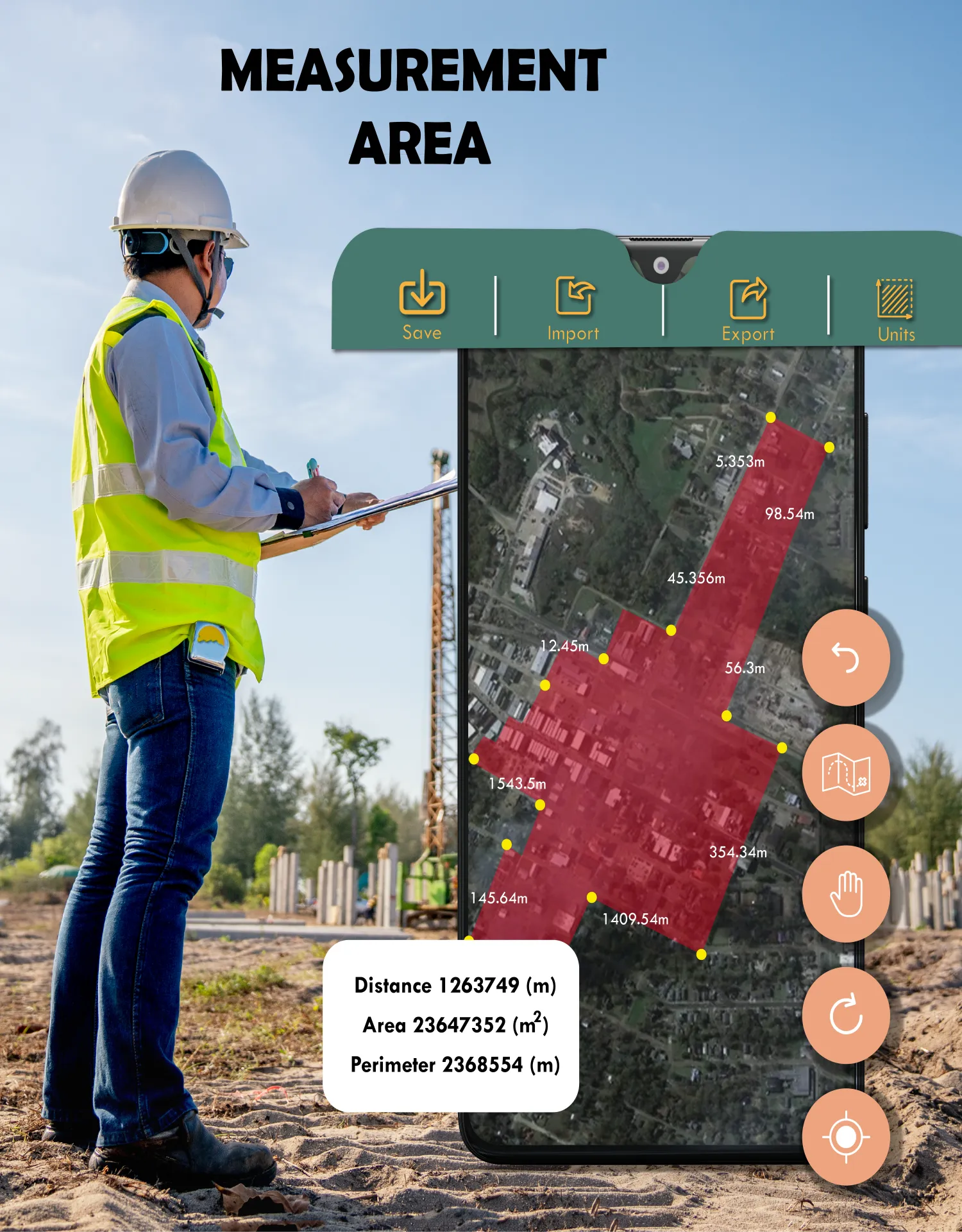 GPS Field Area Measurement App | Indus Appstore | Screenshot