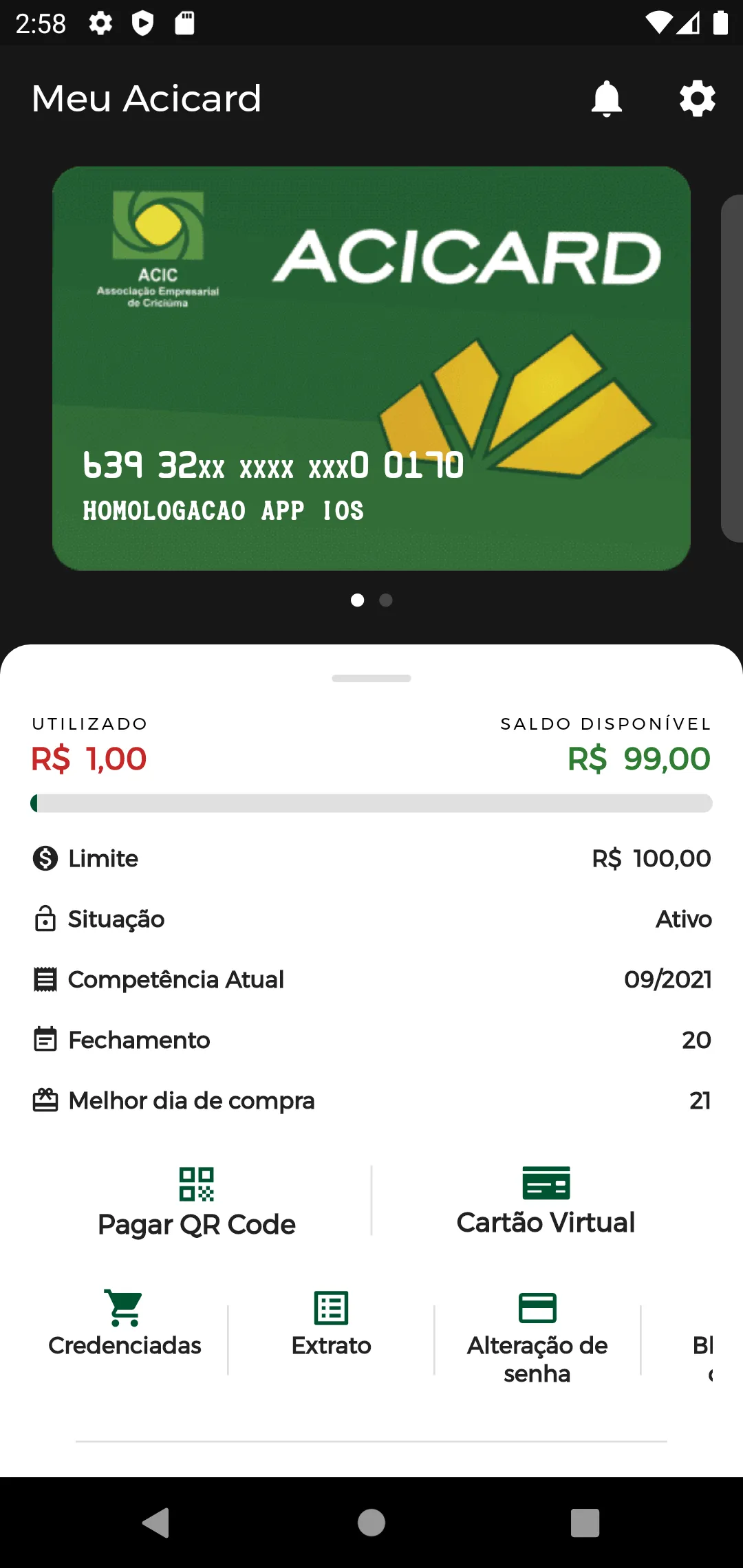 Meu Acicard | Indus Appstore | Screenshot