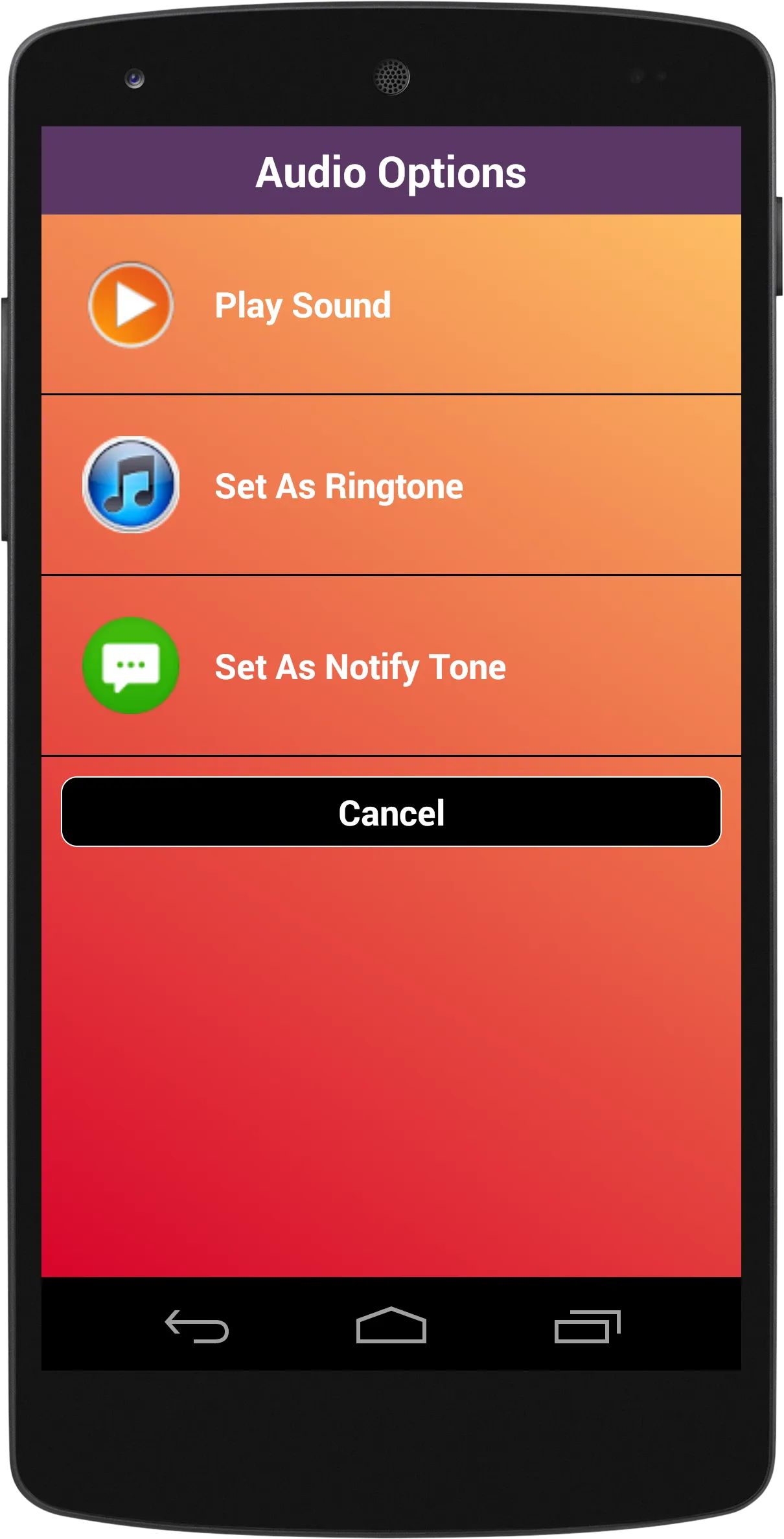 Devotional Ringtones Andev | Indus Appstore | Screenshot