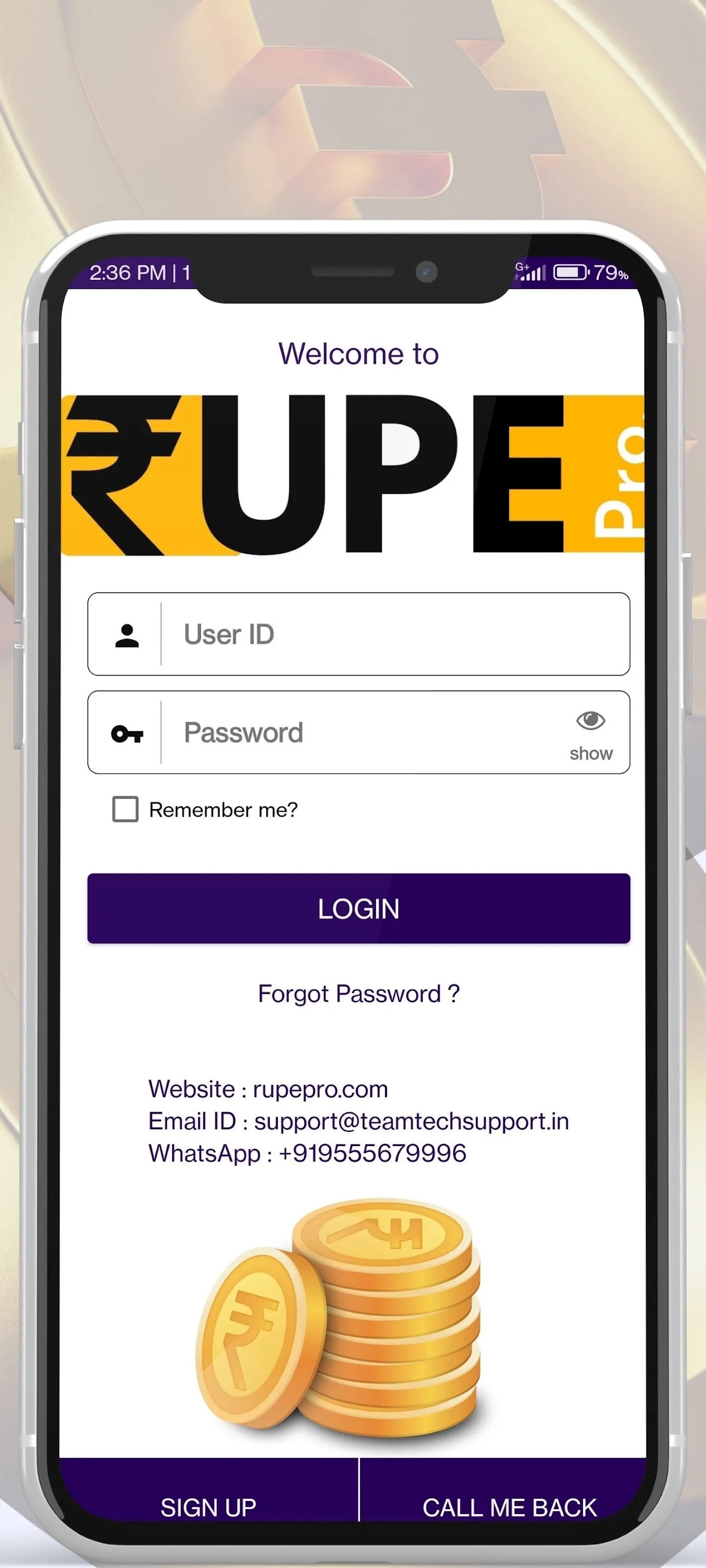 RUPEPRO | Indus Appstore | Screenshot