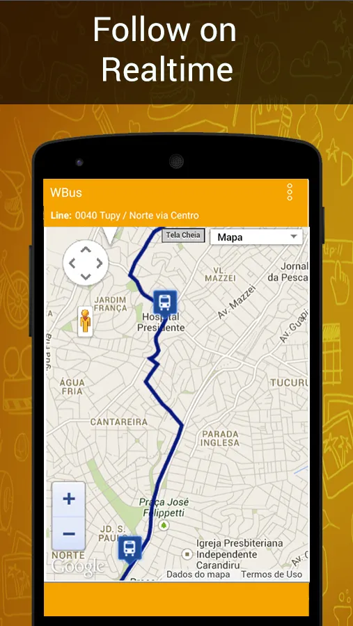 WBus - Real time public transp | Indus Appstore | Screenshot