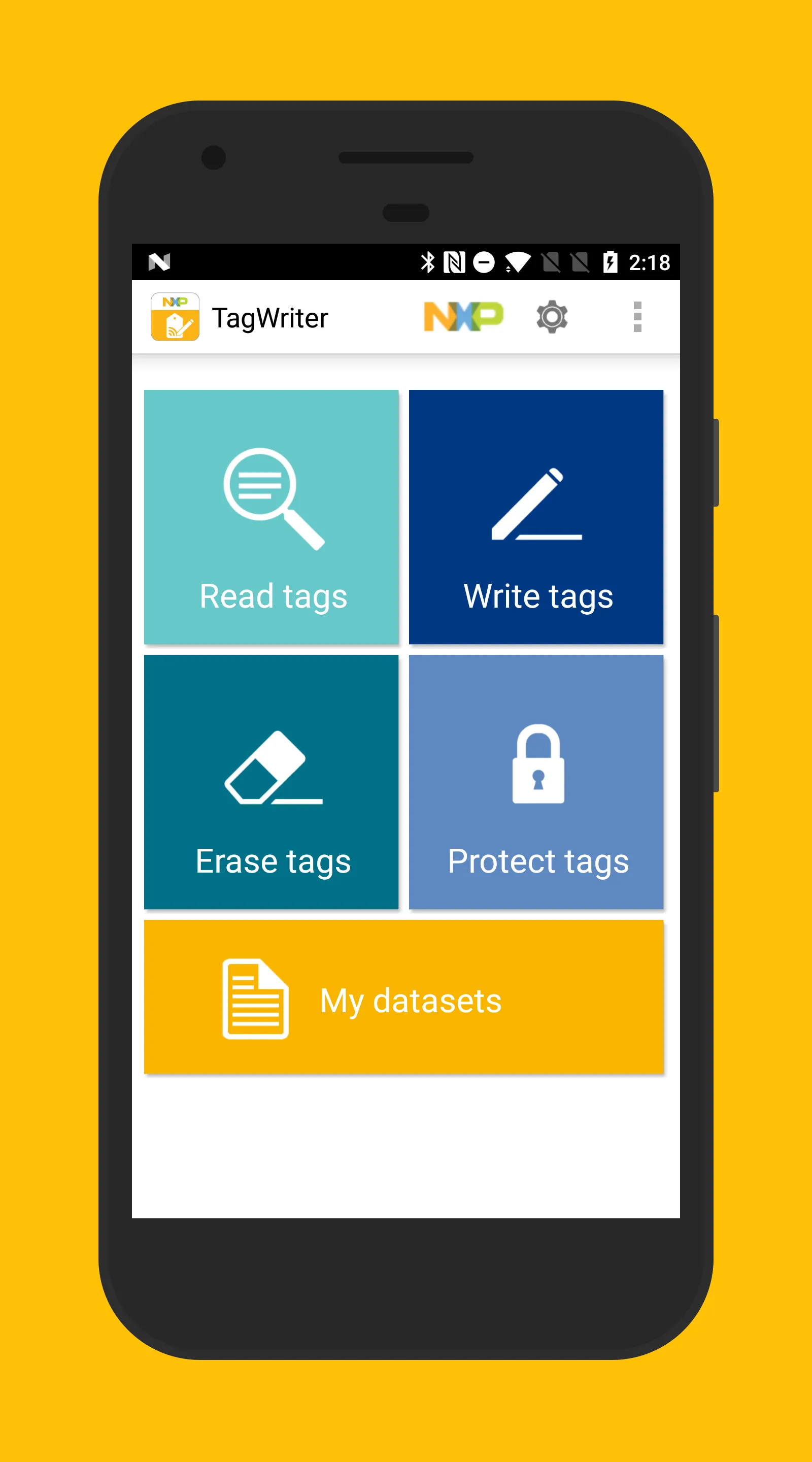 NFC TagWriter by NXP | Indus Appstore | Screenshot