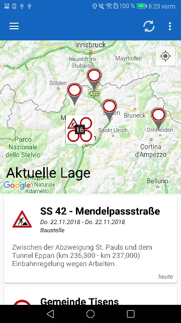 Südtirol - Verkehr | Indus Appstore | Screenshot