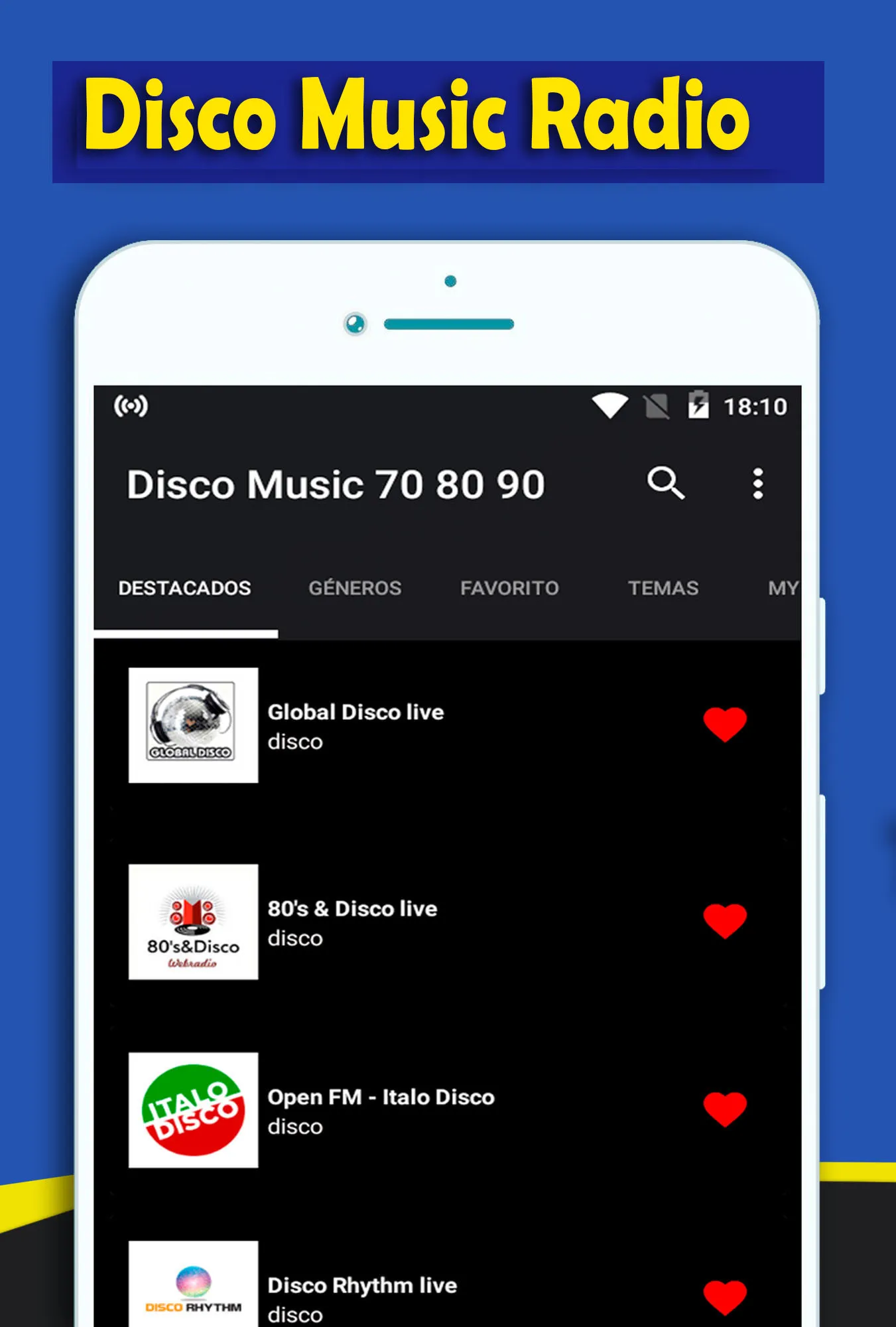 Disco Music 70 80 90 | Indus Appstore | Screenshot