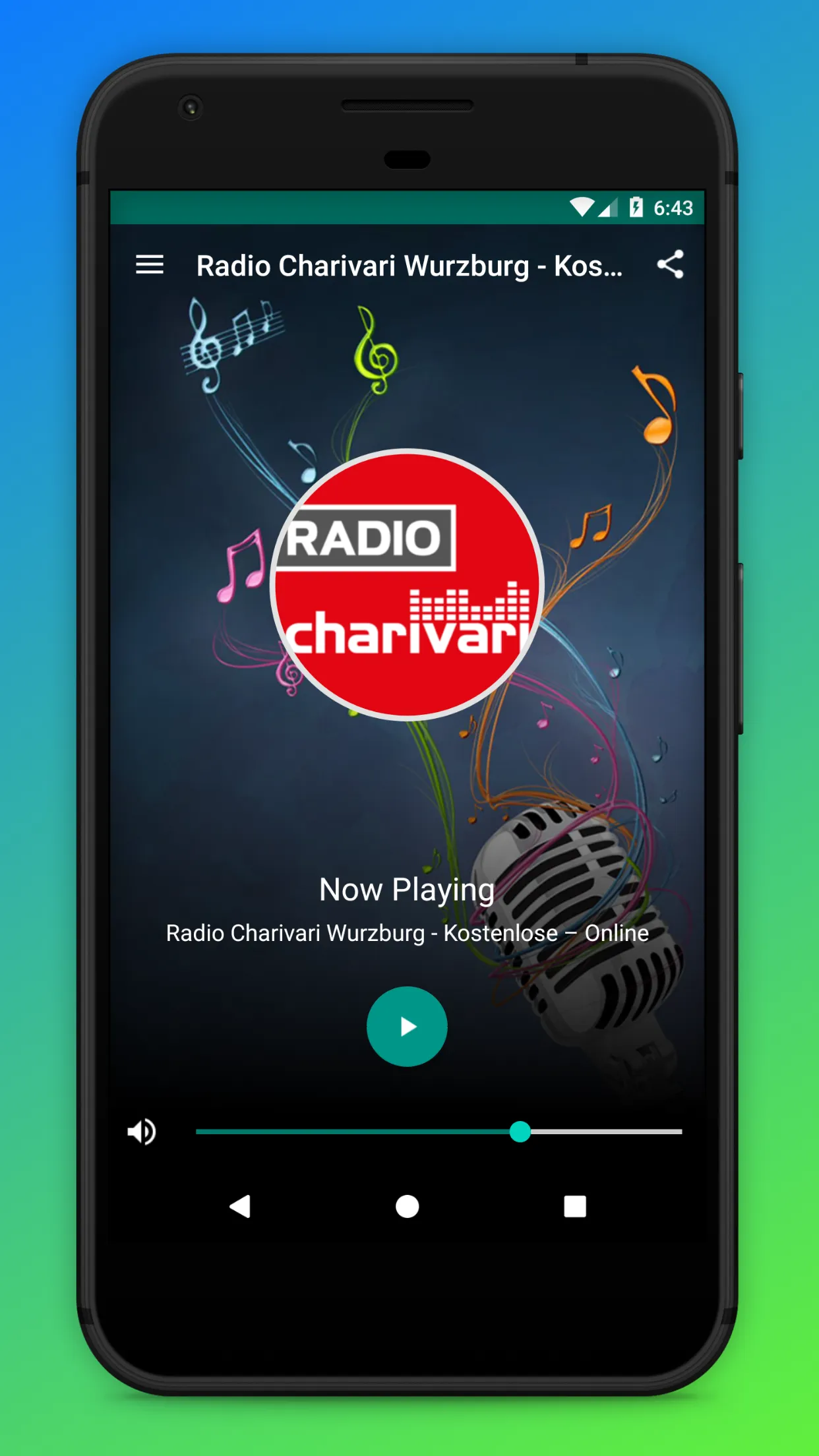 Radio Charivari Würzburg App | Indus Appstore | Screenshot