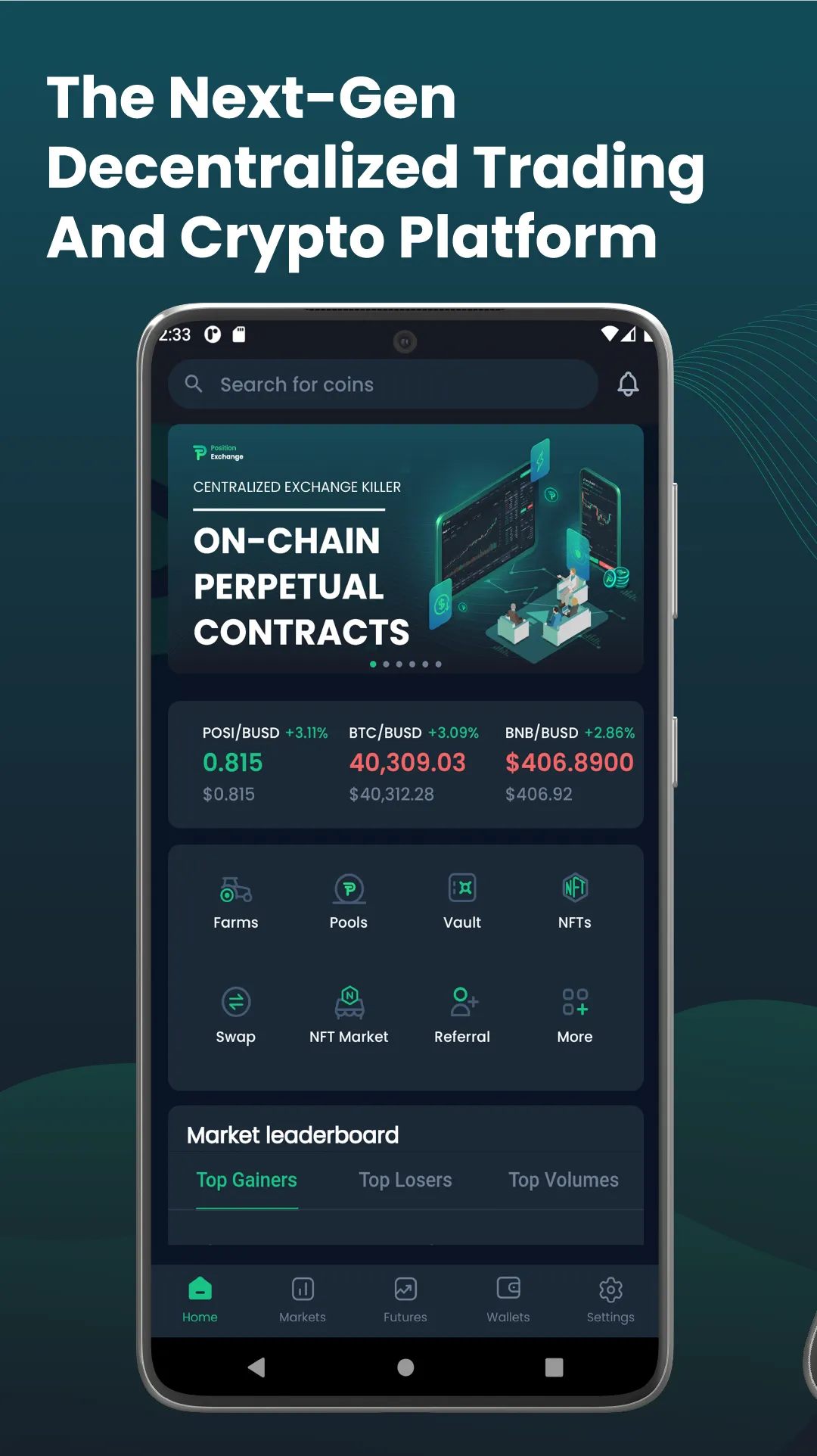 Position Exchange: DEX & DeFi | Indus Appstore | Screenshot