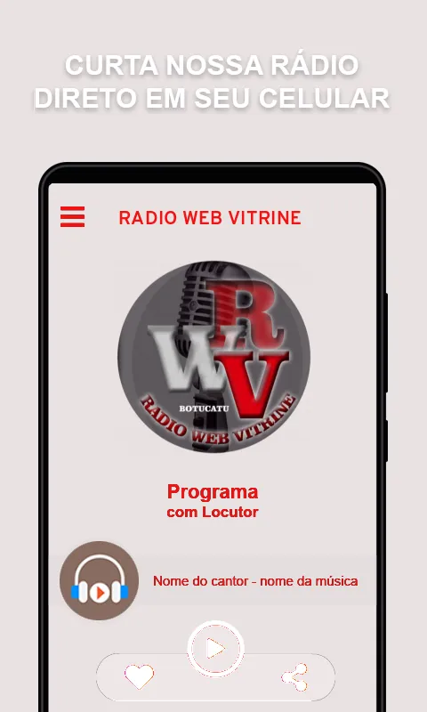 Radio Web Vitrine | Indus Appstore | Screenshot