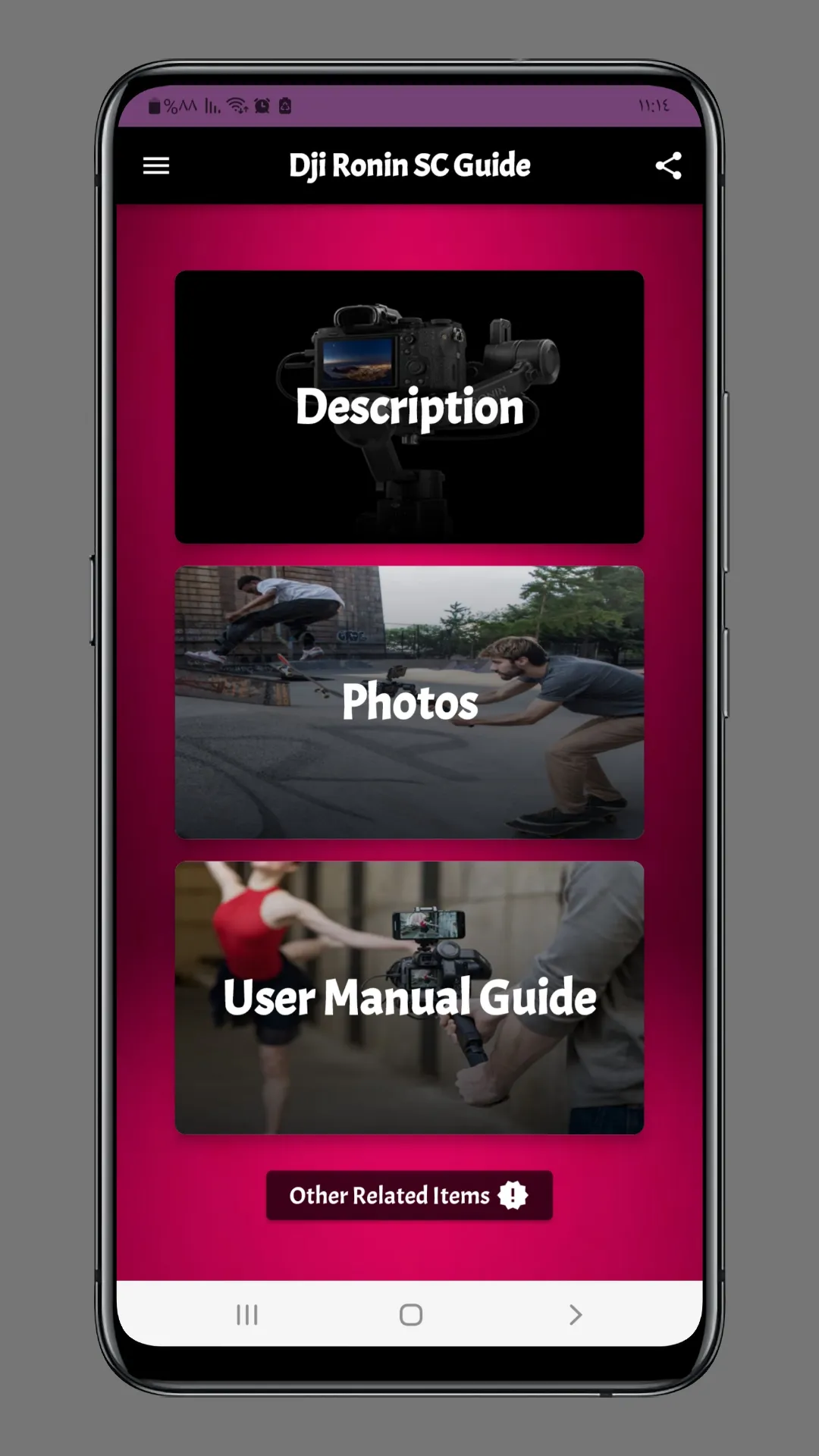 dji ronin sc guide | Indus Appstore | Screenshot