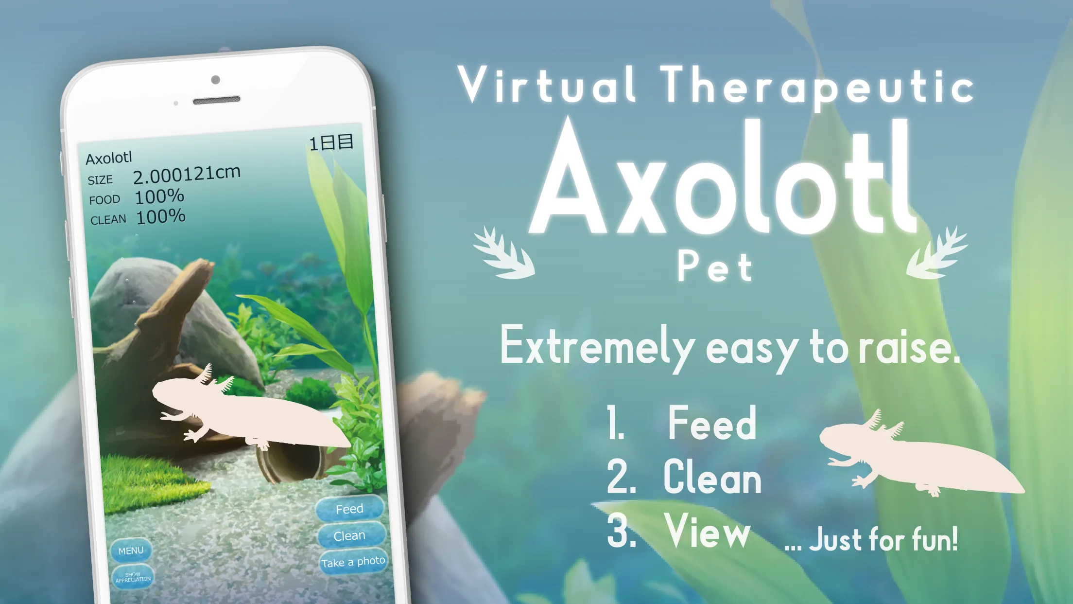 Axolotl Pet | Indus Appstore | Screenshot