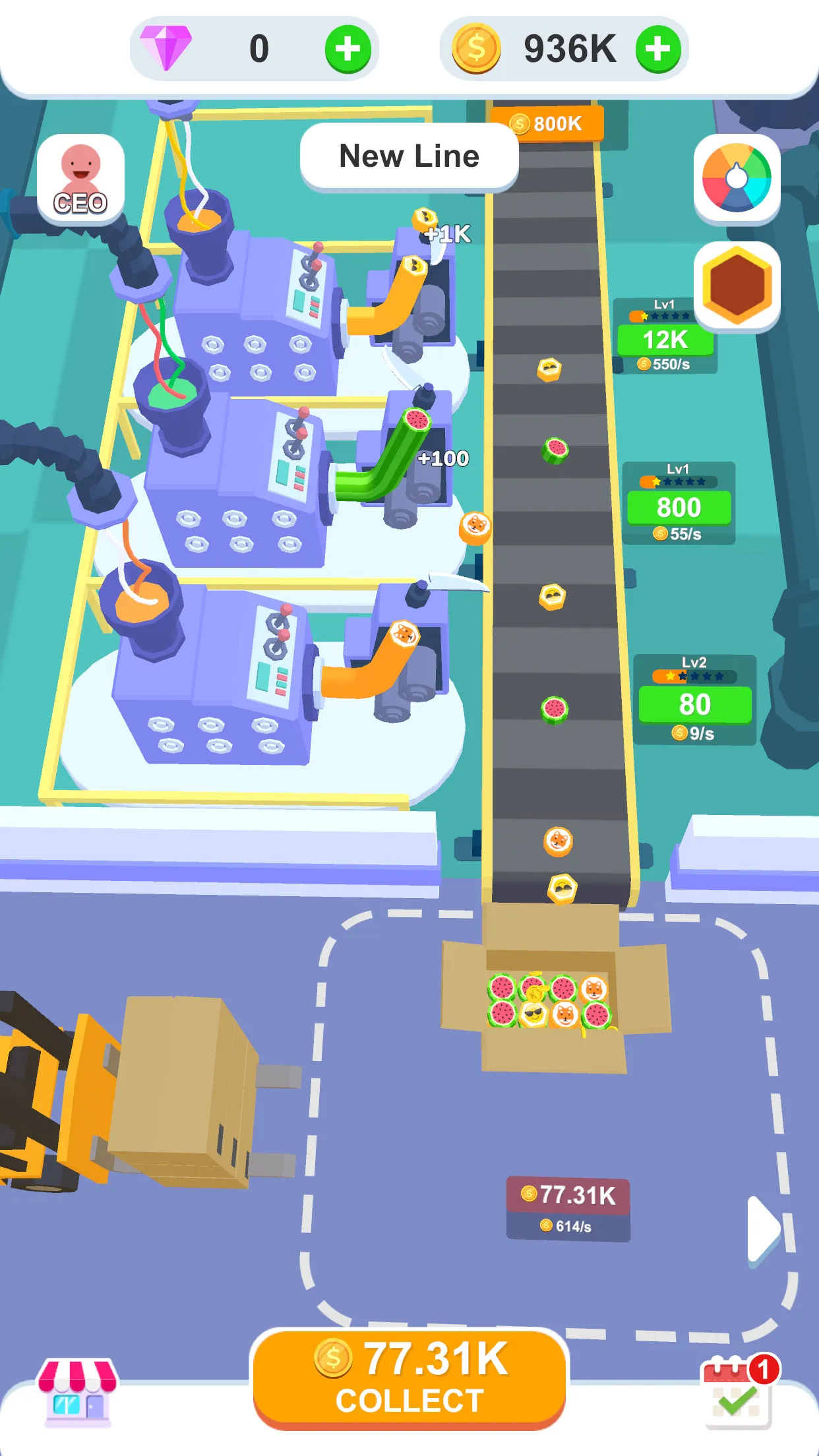 Idle Candy Factory | Indus Appstore | Screenshot