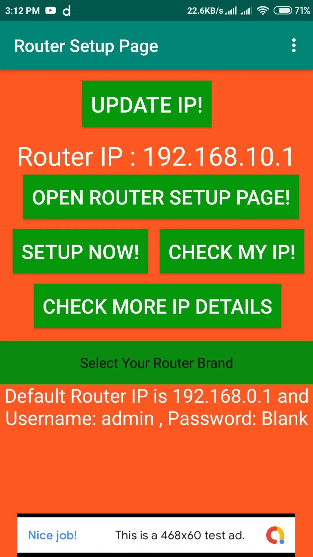 WiFi Router Admin Setup | Indus Appstore | Screenshot