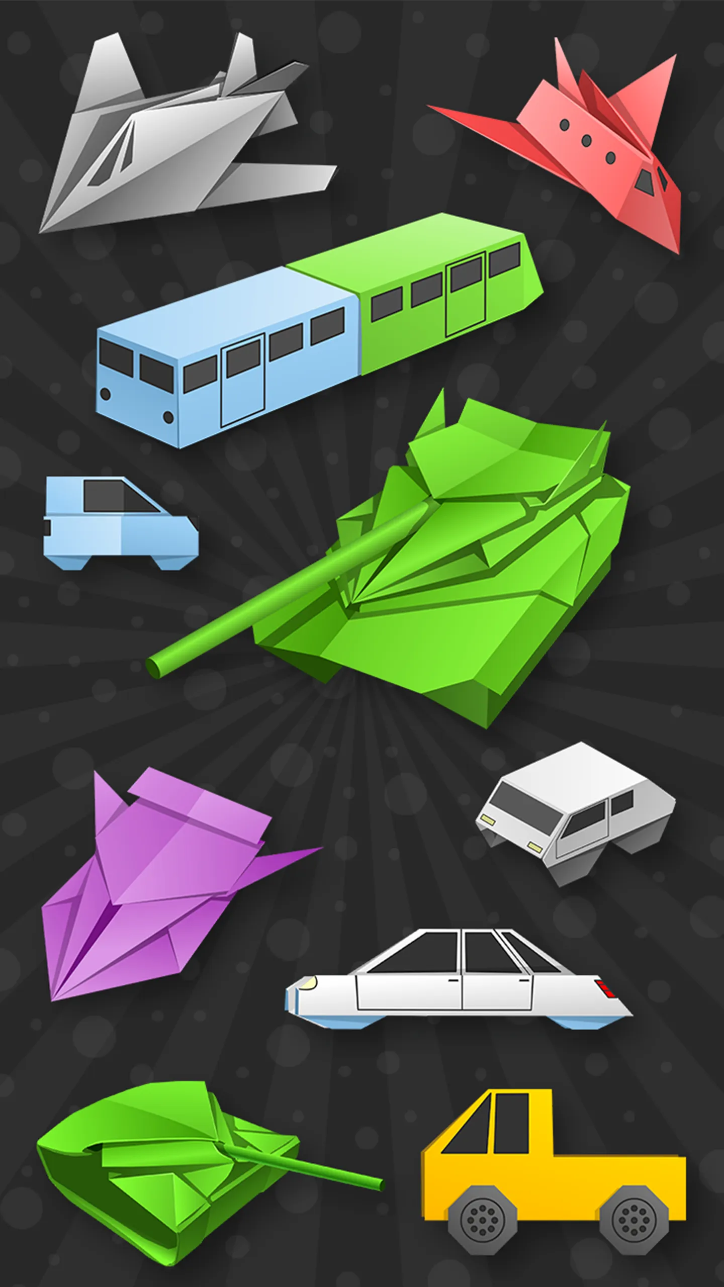 Origami Paper Vehicles | Indus Appstore | Screenshot