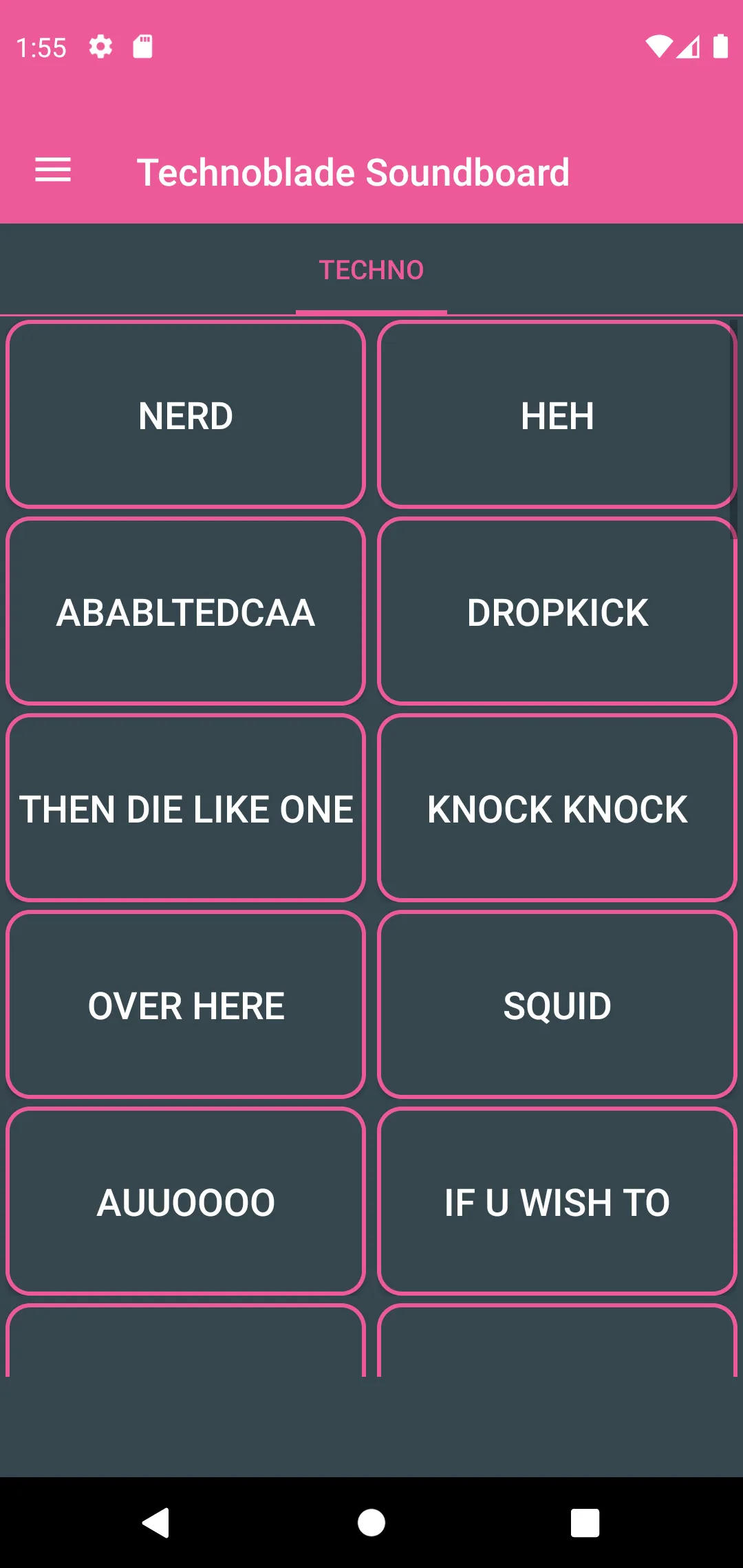 Technoblade Soundboard | Indus Appstore | Screenshot