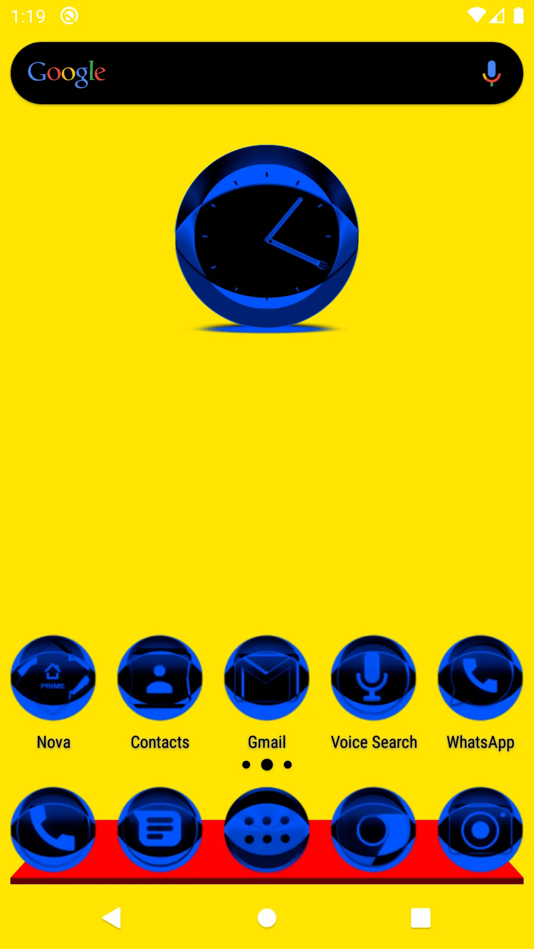 Blue Icon Pack Style 2 | Indus Appstore | Screenshot