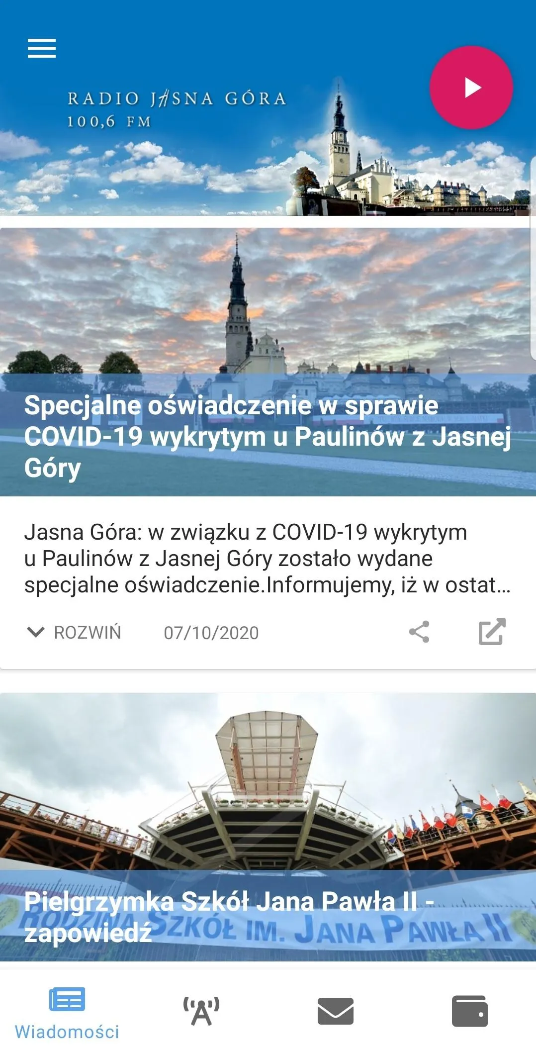 Radio Jasna Góra | Indus Appstore | Screenshot