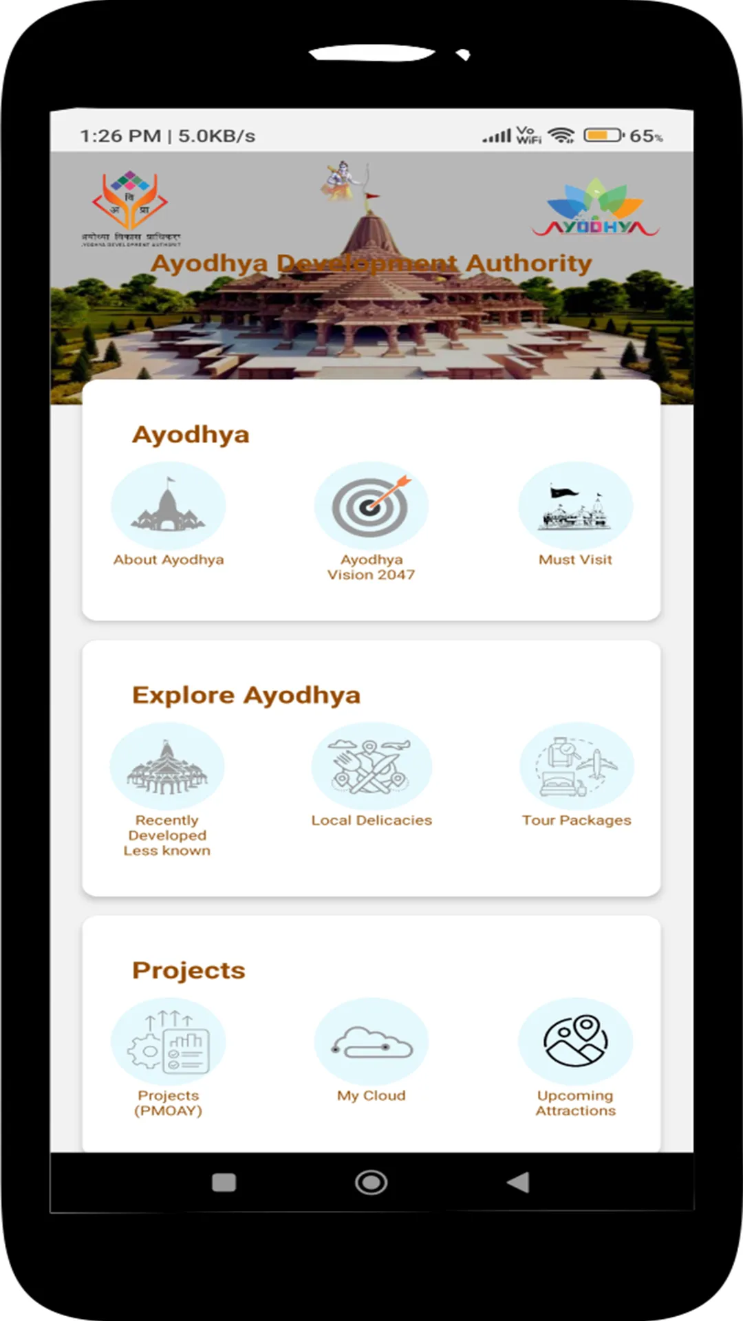 Ayodhya Development Authority | Indus Appstore | Screenshot