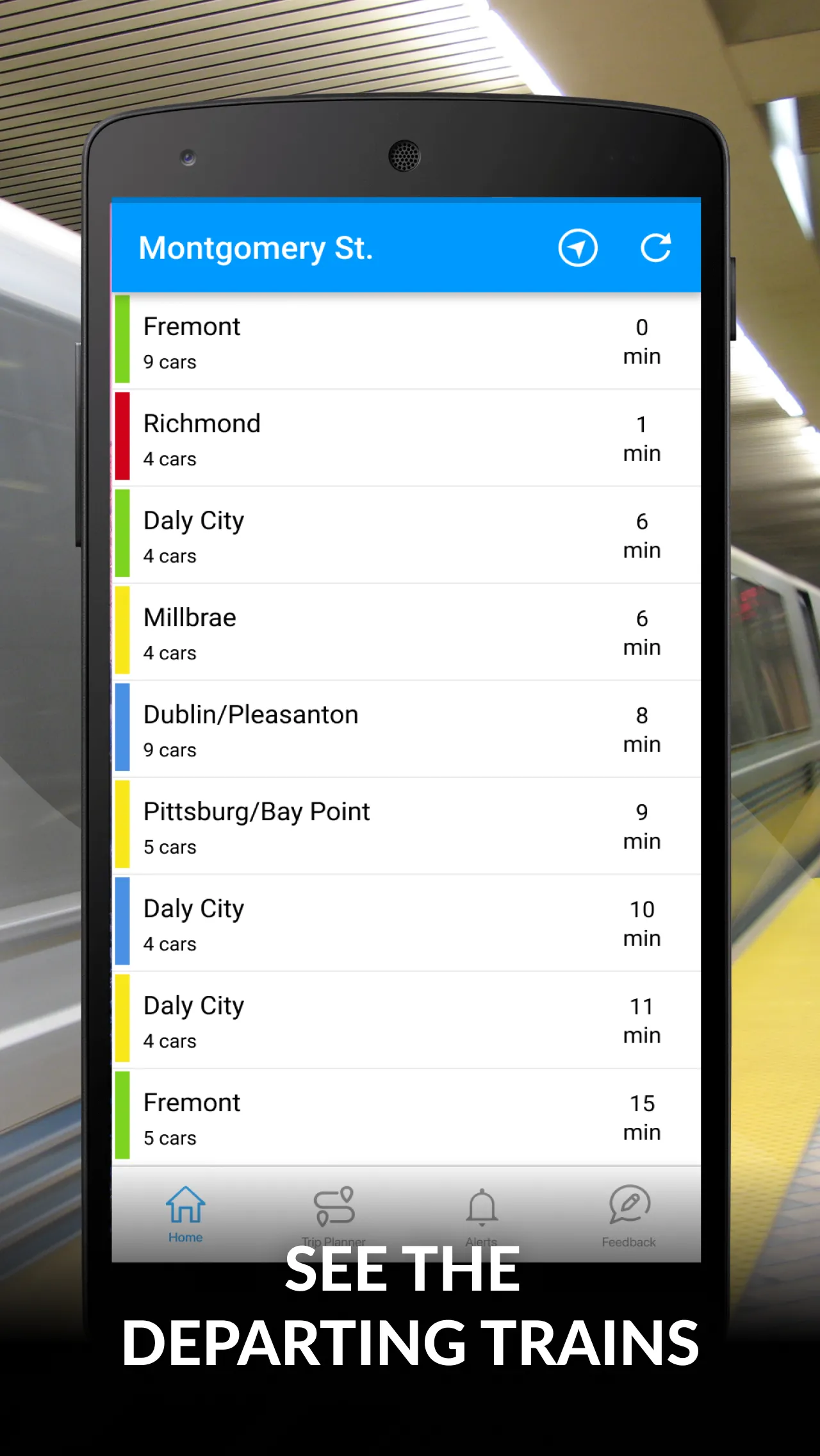 Live BART | Indus Appstore | Screenshot