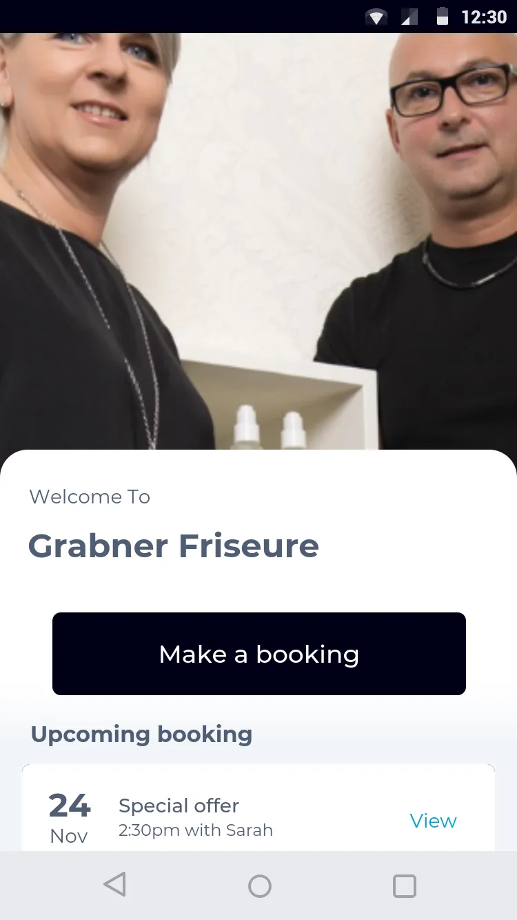 Grabner Friseure | Indus Appstore | Screenshot