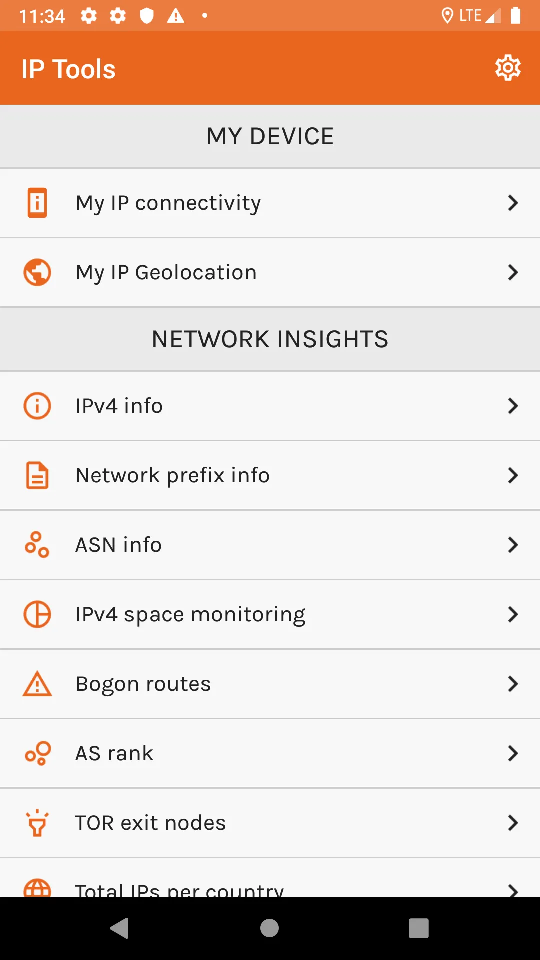 IP Tools: Network Intelligence | Indus Appstore | Screenshot