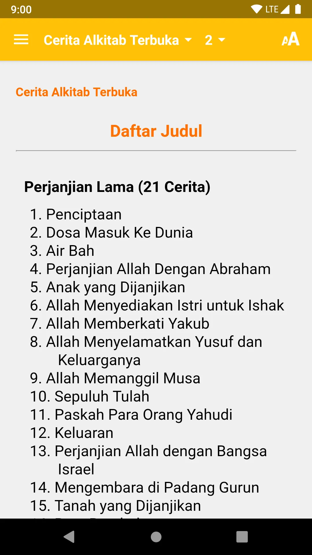 Cerita Alkitab Terbuka | Indus Appstore | Screenshot