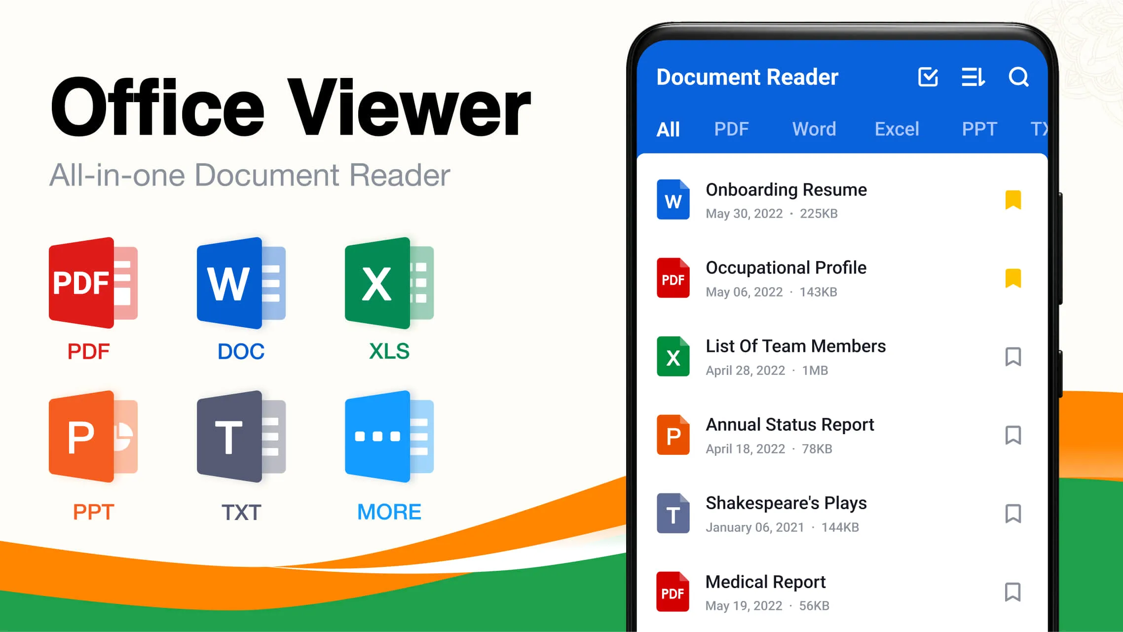 Document Reader: PDF, DOC, XLS | Indus Appstore | Screenshot