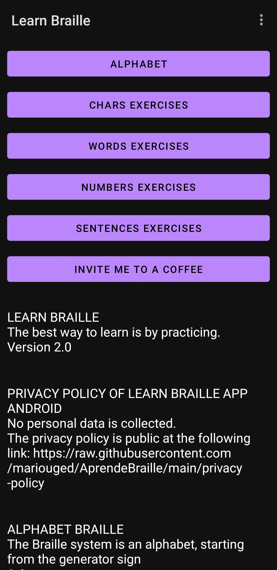 LEARN BRAILLE | Indus Appstore | Screenshot