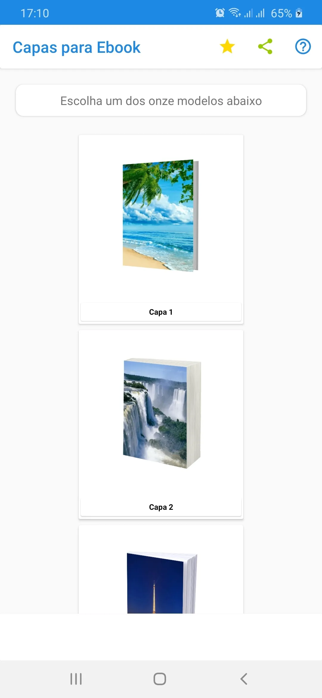 Capas para Ebook Gerar Capa 3d | Indus Appstore | Screenshot