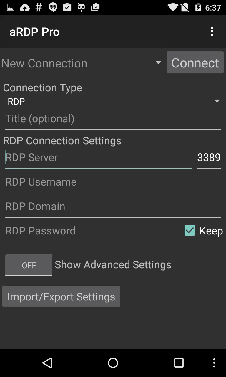 aRDP: Secure RDP Client | Indus Appstore | Screenshot